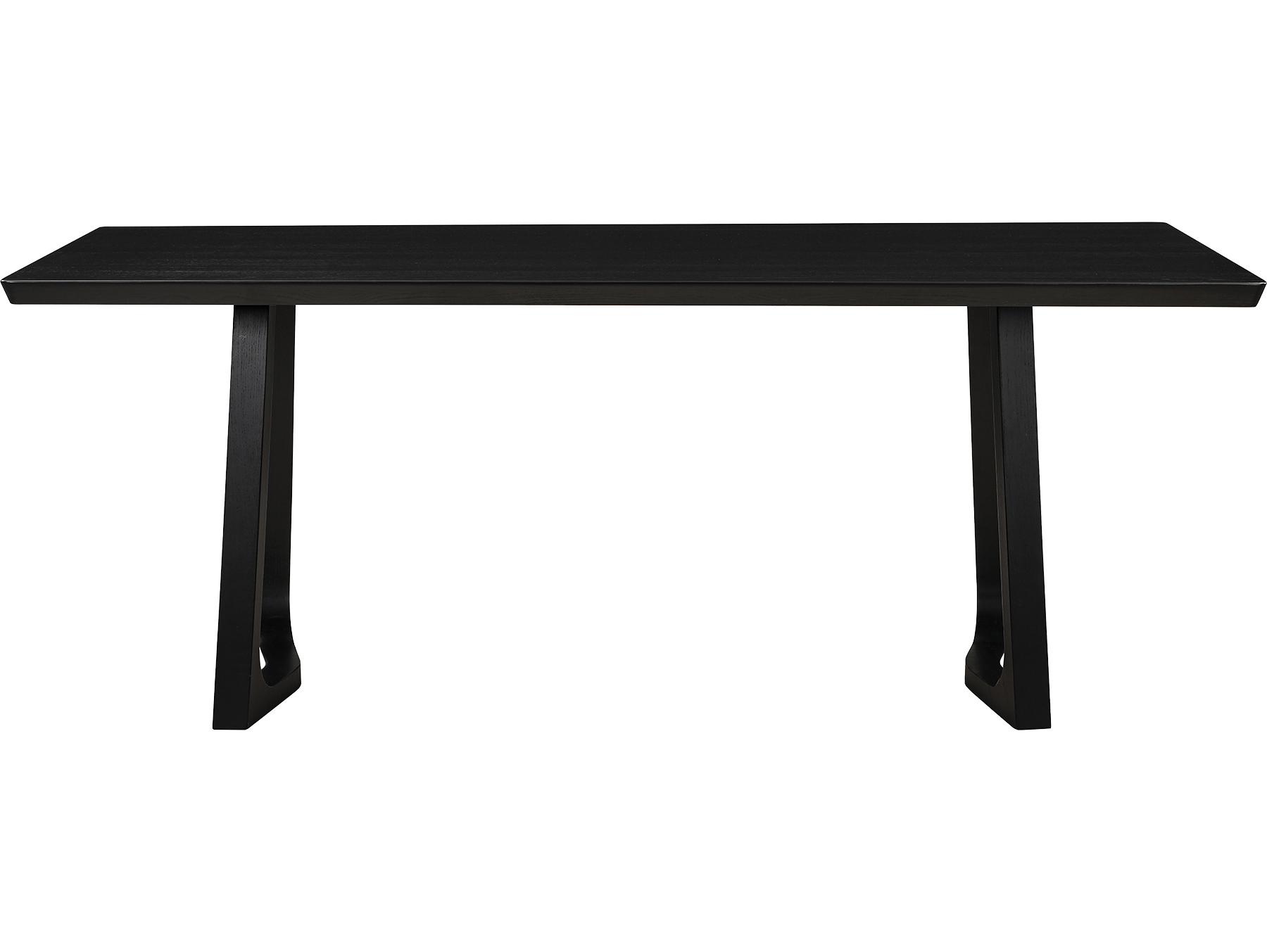 Moe's Home Silas Dining Table Black Ash