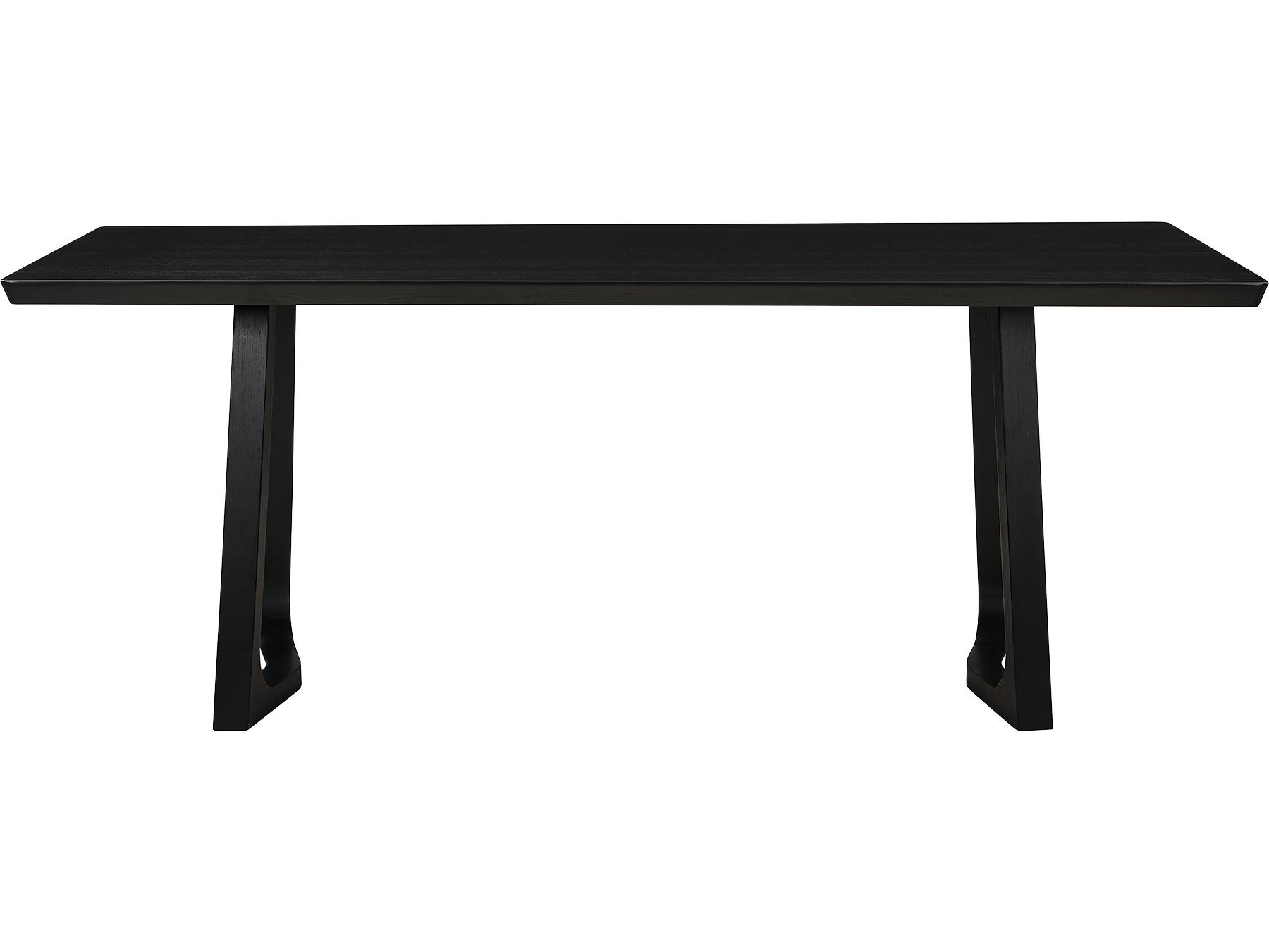 Moe's Home Silas Dining Table Black Ash