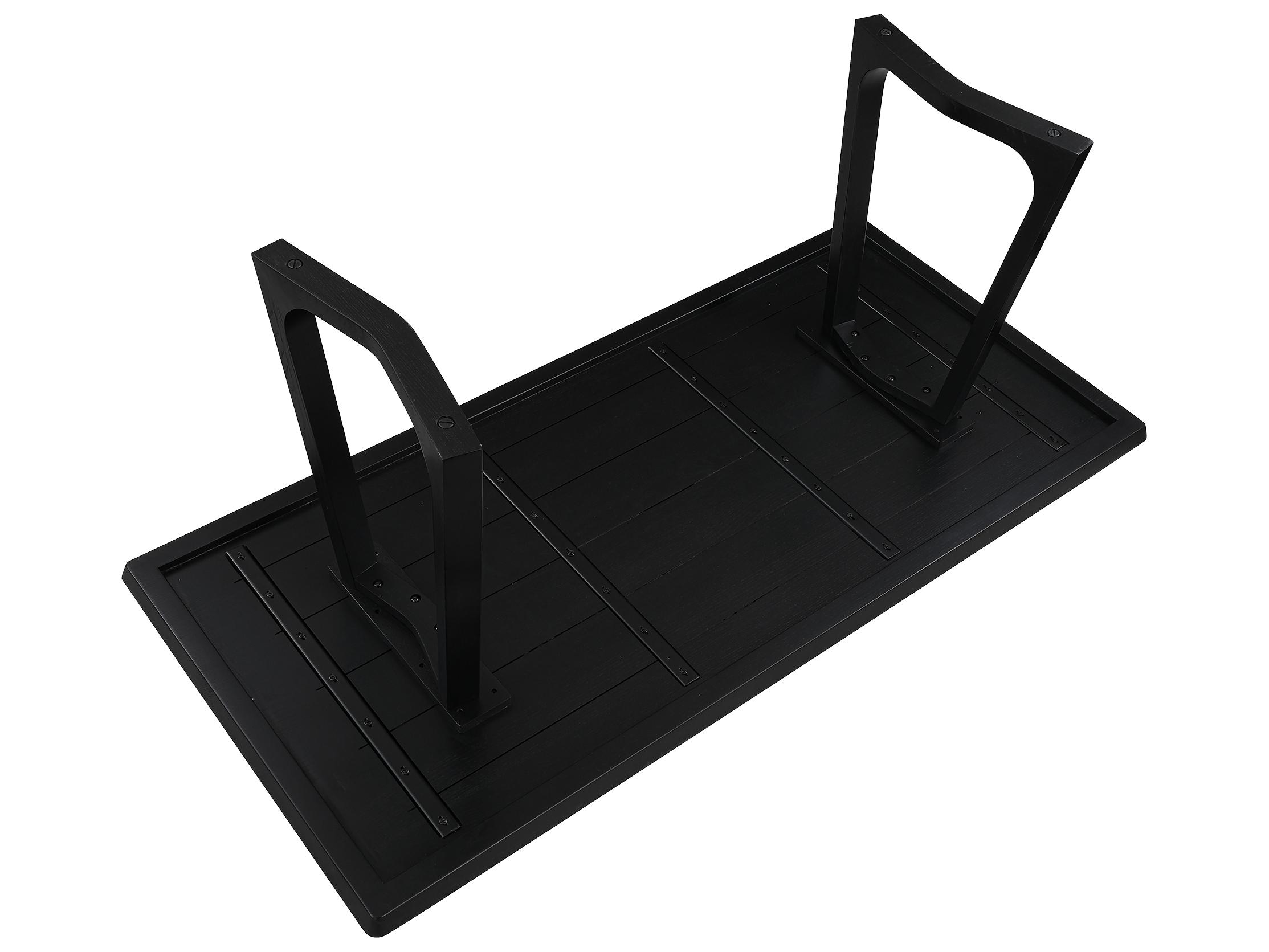 Moe's Home Silas Dining Table Black Ash