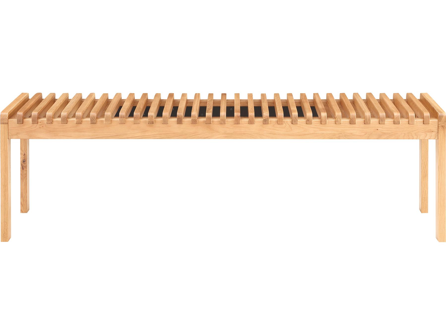 Moe's Home Rohe Natural Oak Brown Accent Bench