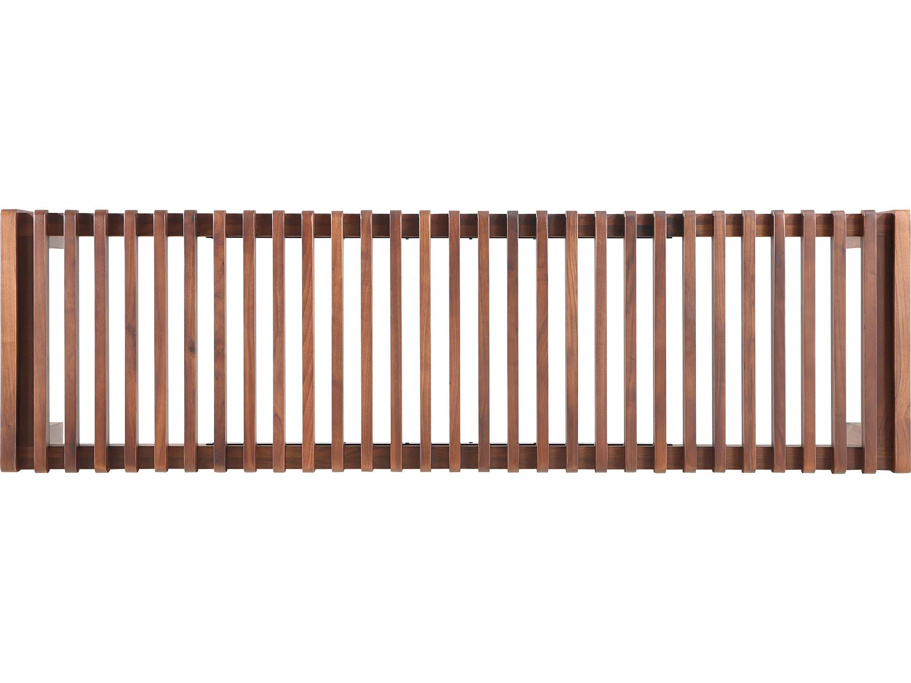 Moe's Home Rohe Natural Walnut Brown Accent Bench