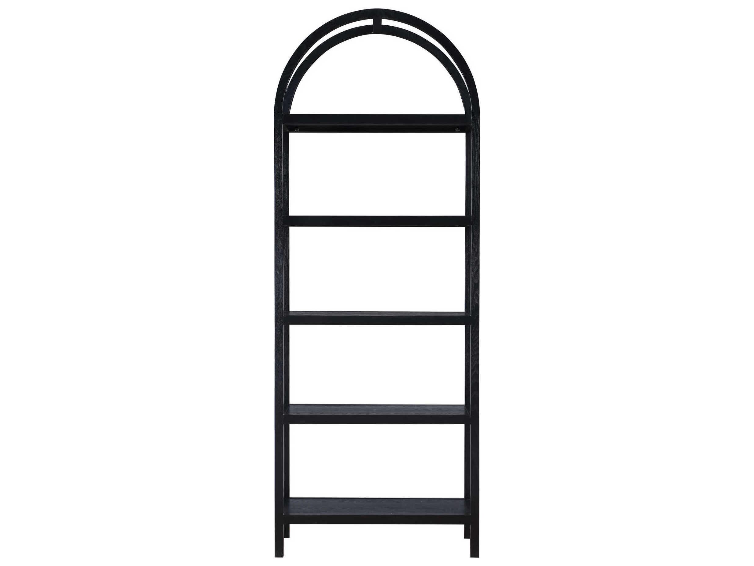 Moe's Home Black Bookcase