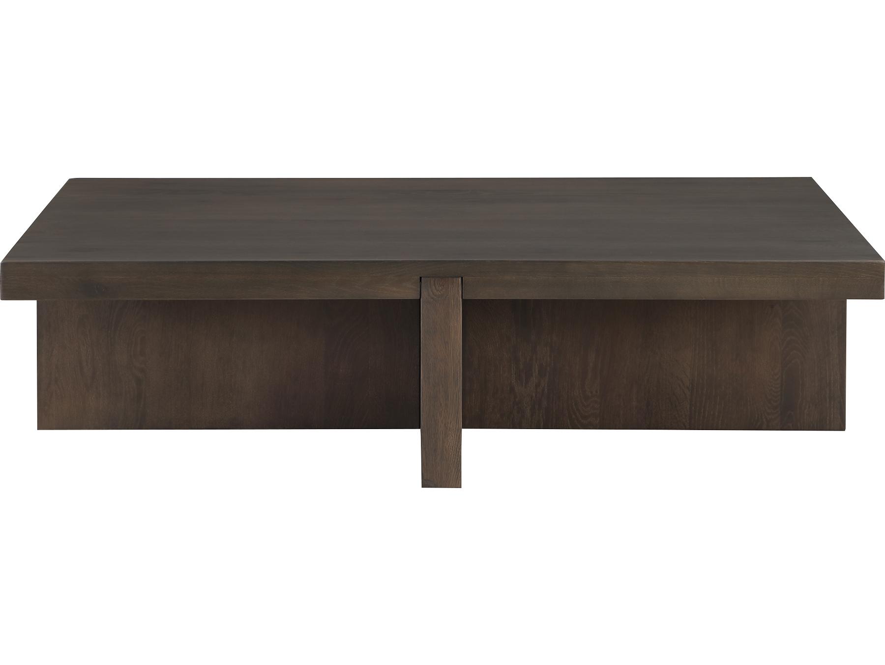 Moe's Home Folke Rectangular Wood Brown Coffee Table