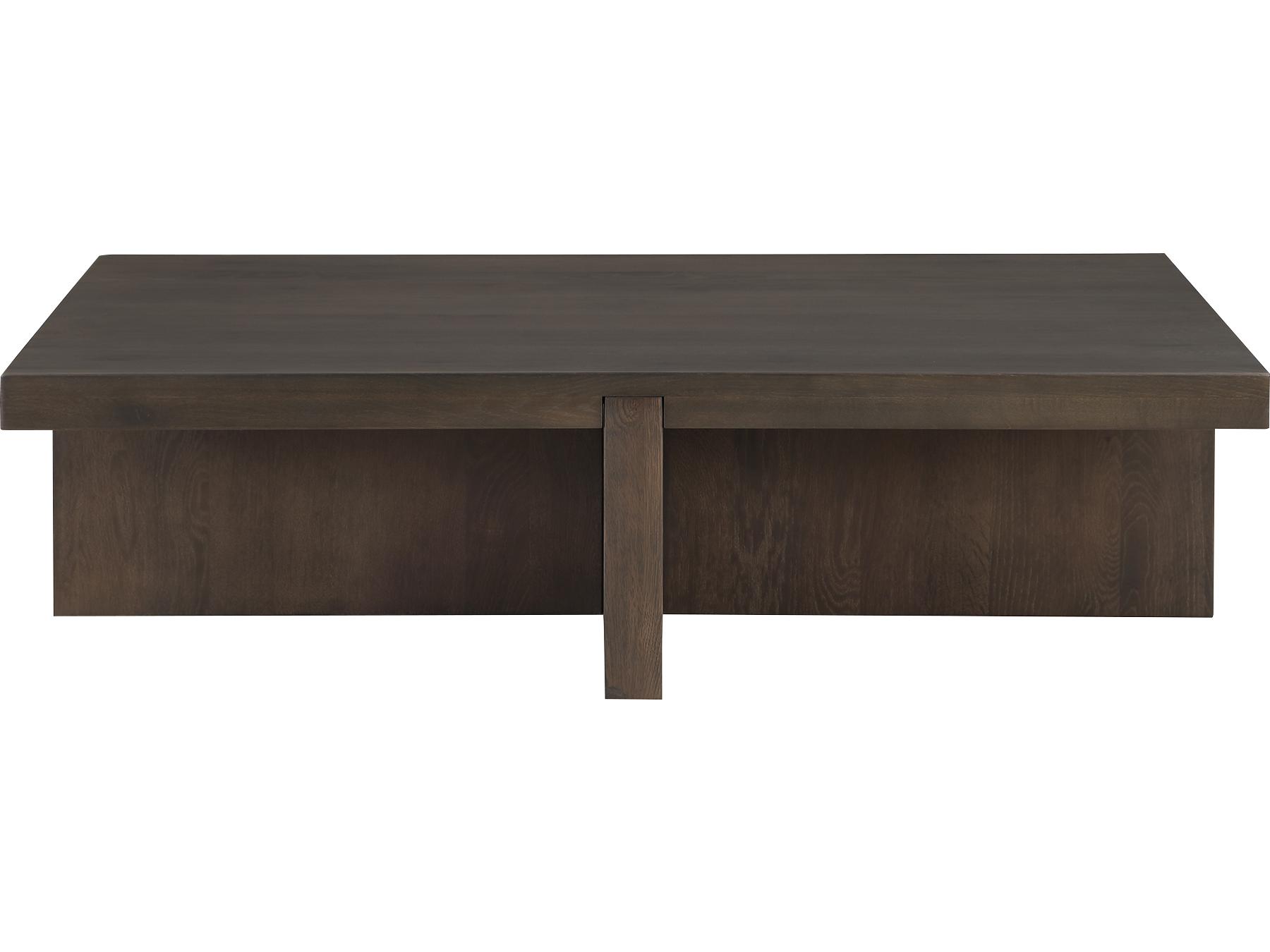 Moe's Home Folke Rectangular Wood Brown Coffee Table
