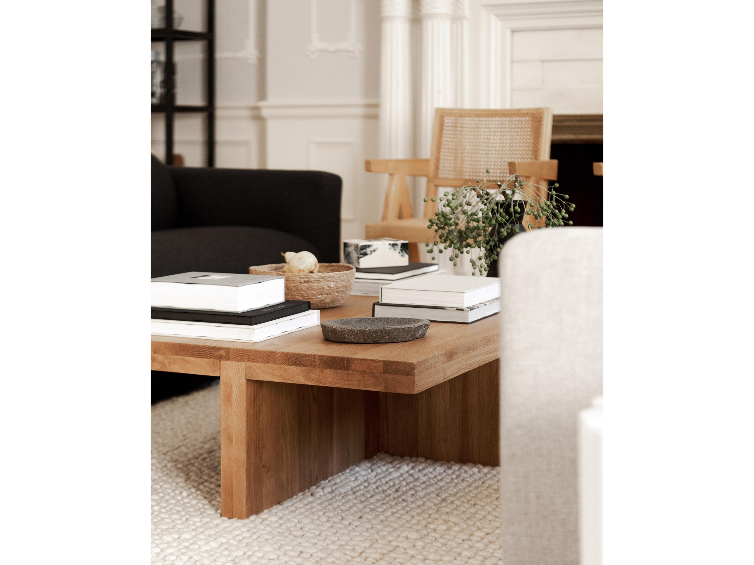 Moe's Home Folke Rectangular Wood Natural Coffee Table