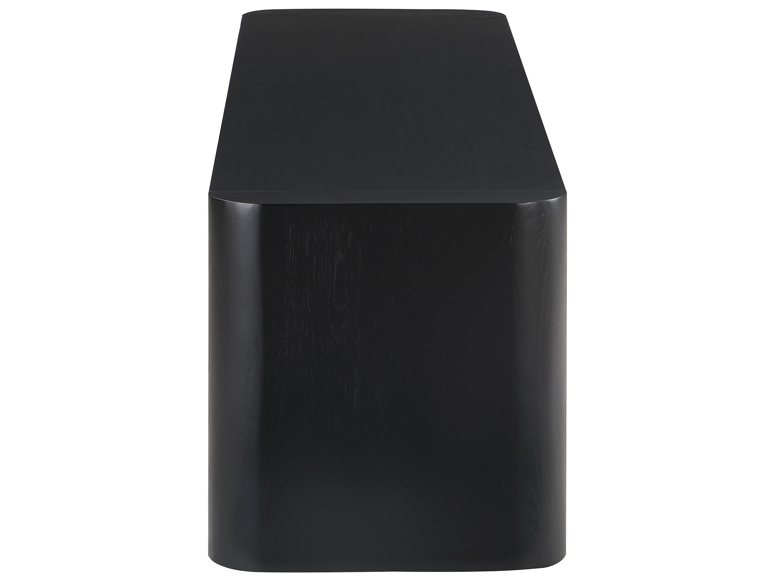 Moe's Home Post Black Accent Bench