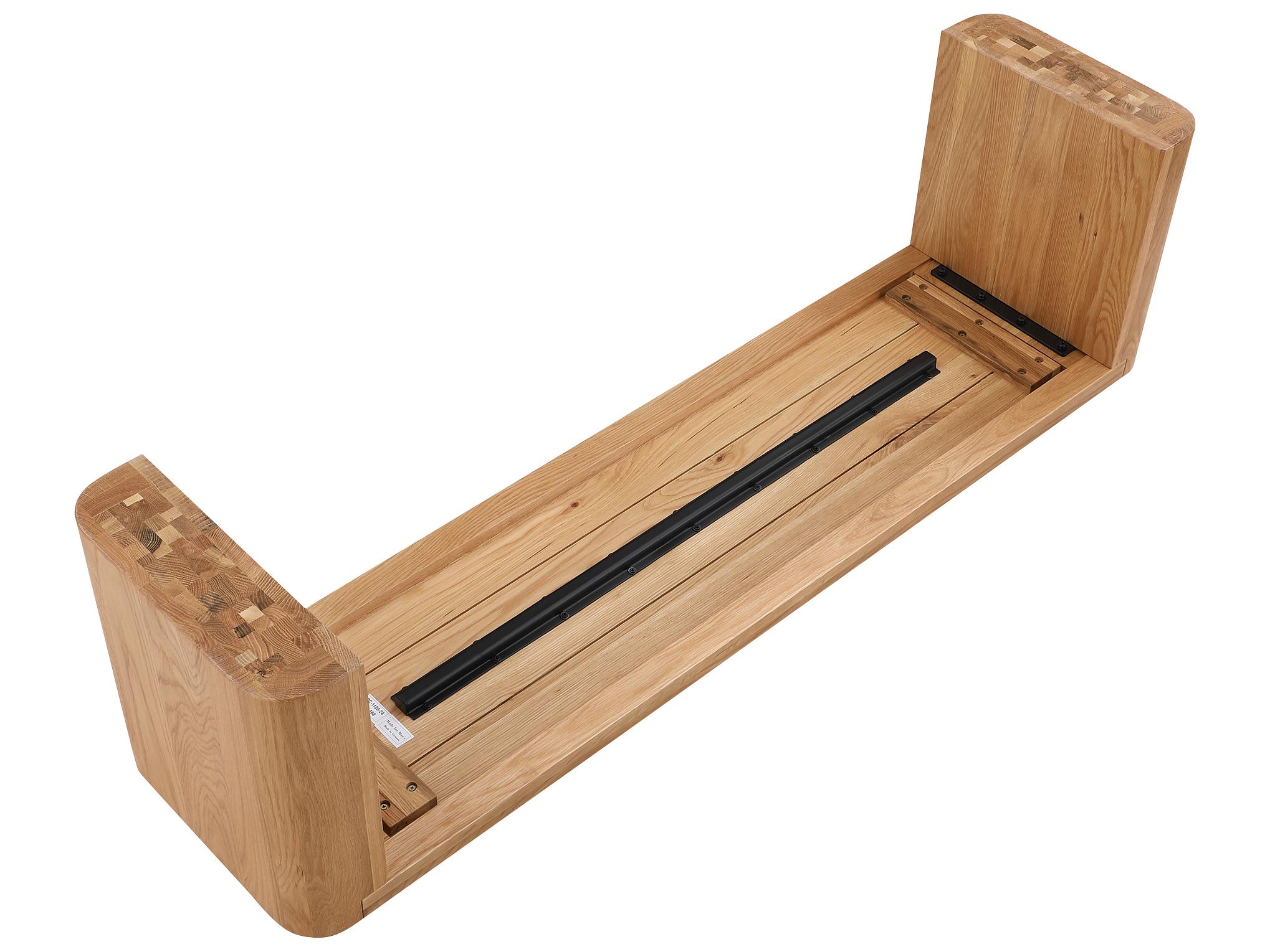 Moe's Home Post Natural Brown Accent Bench