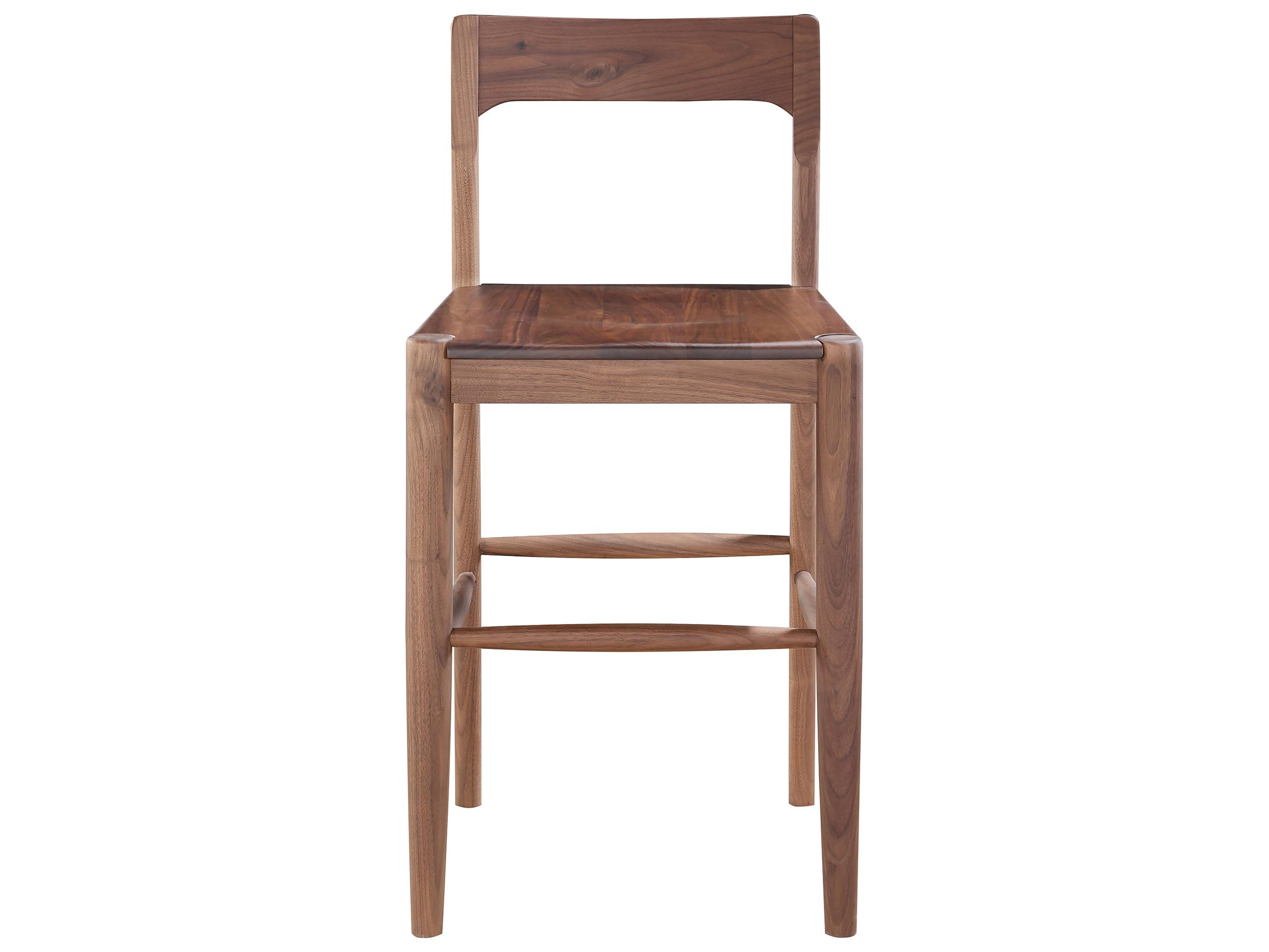 Moe's Home Owing Walnut Wood Counter Stool