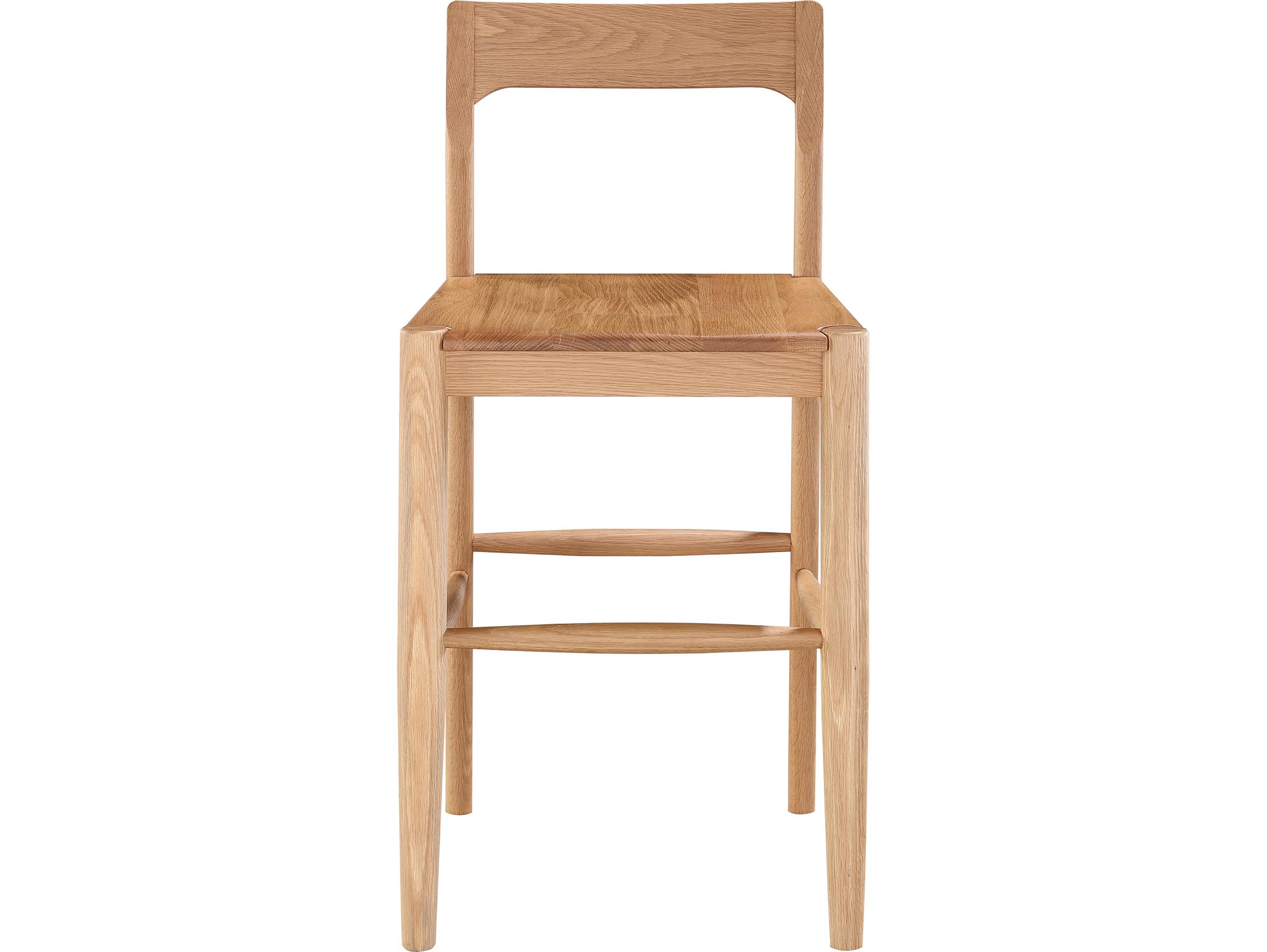 Moe's Home Owing Oak Wood Counter Stool