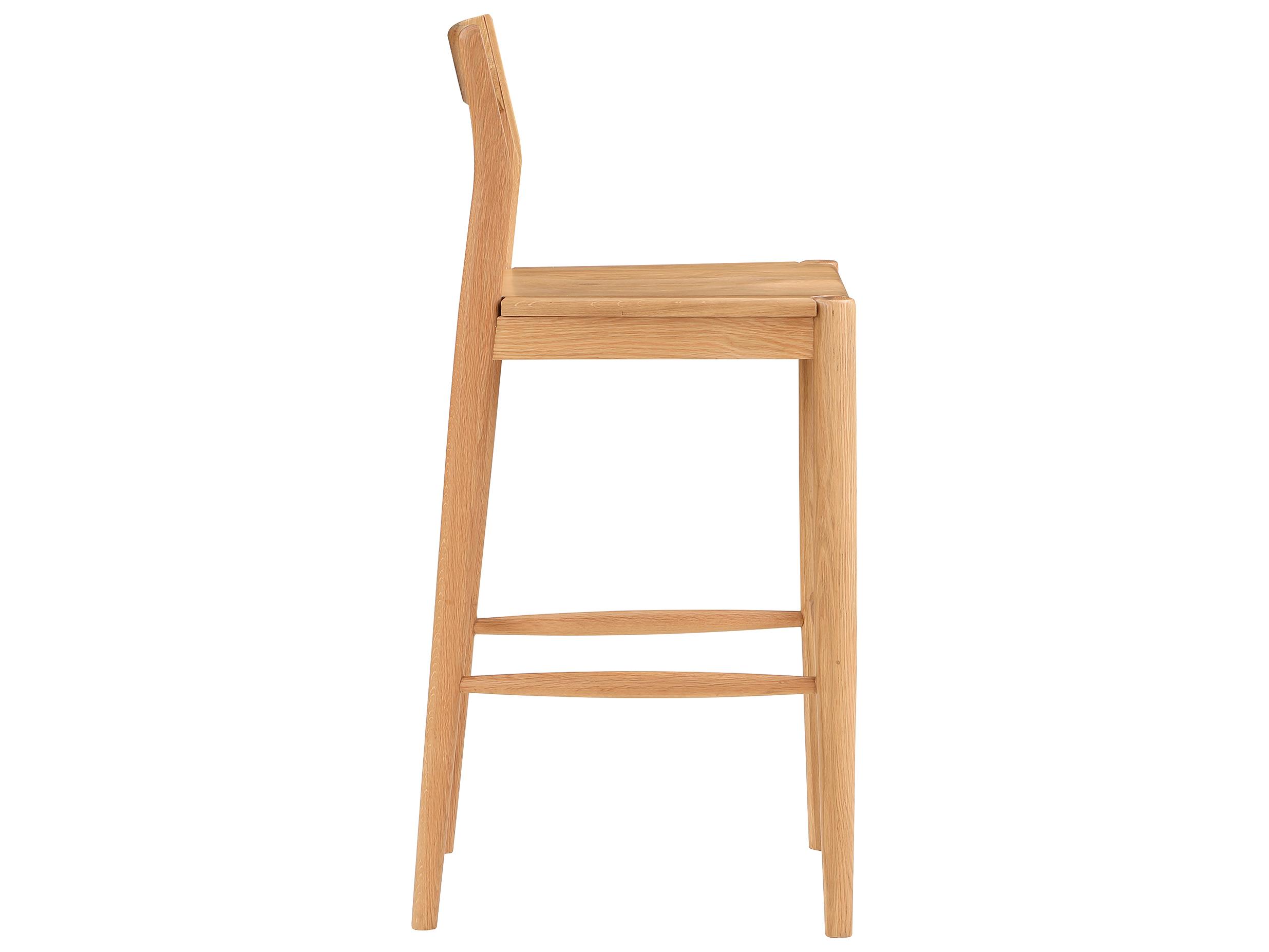 Moe's Home Owing Oak Wood Bar Stool