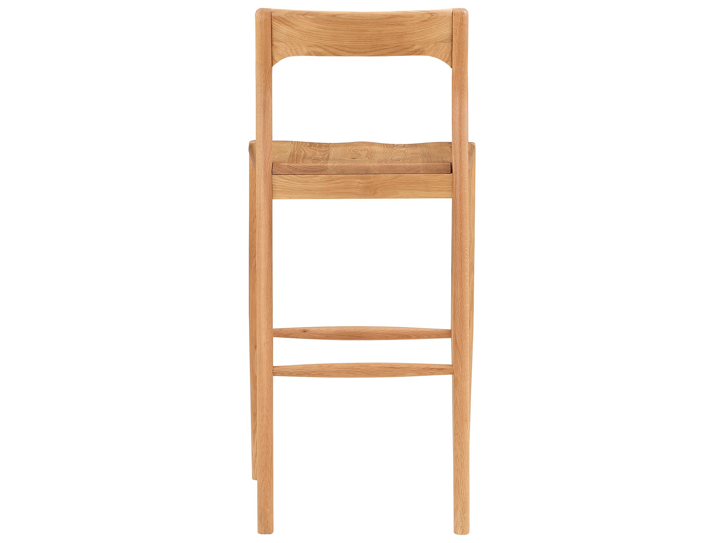 Moe's Home Owing Oak Wood Bar Stool