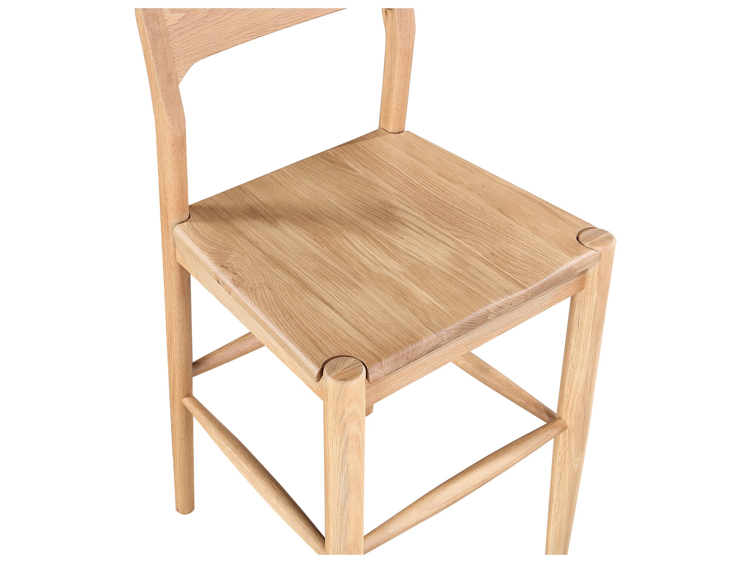 Moe's Home Owing Oak Wood Bar Stool