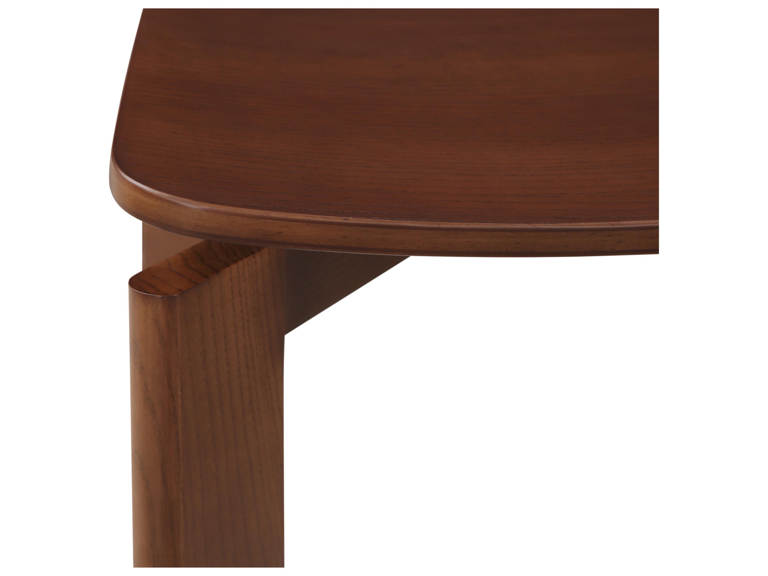 Moe's Home Daifuku Ash Wood Brown Side Dining Chair - Set of Two