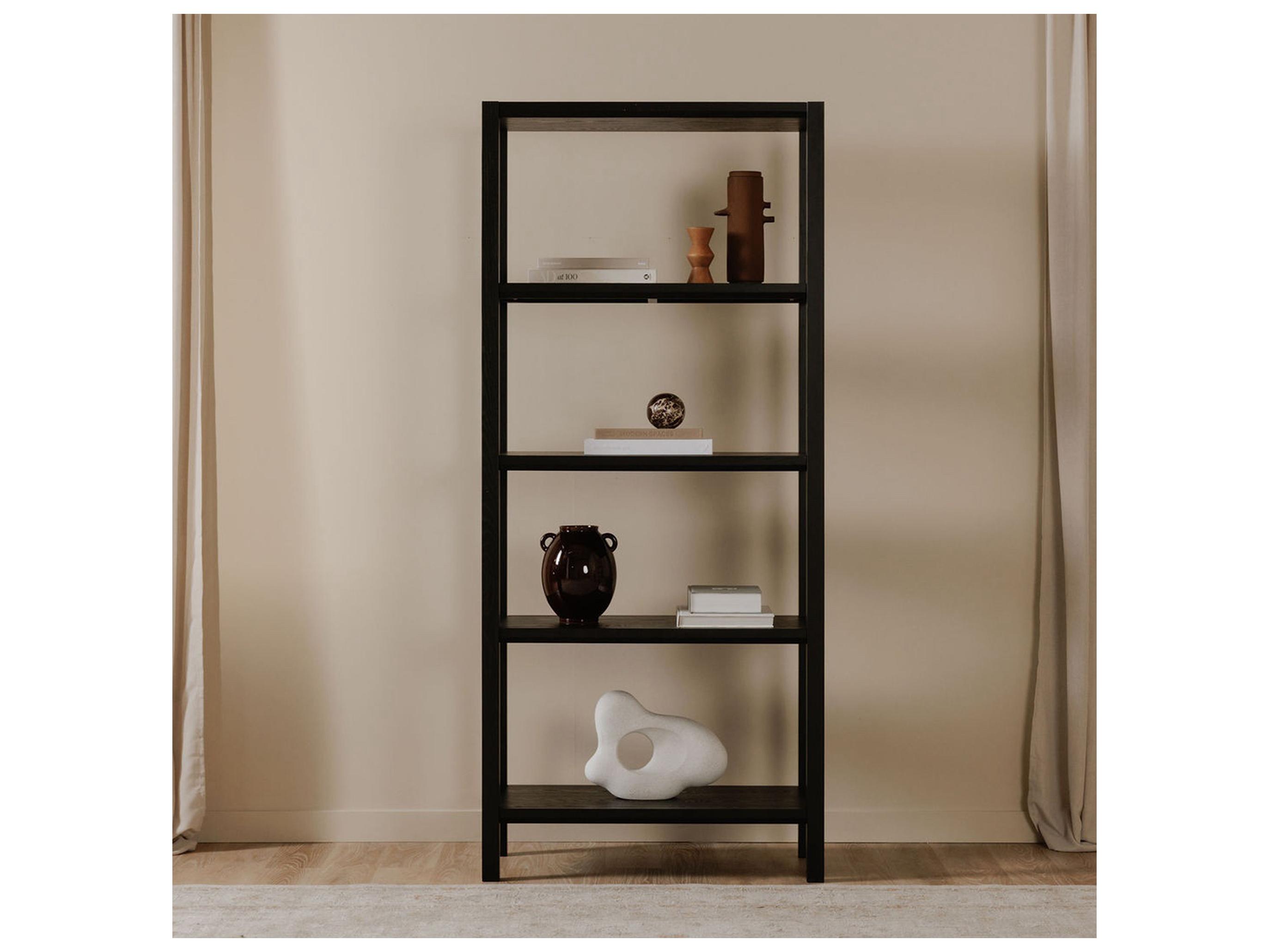 Moe's Home Nolan Black Bookcase