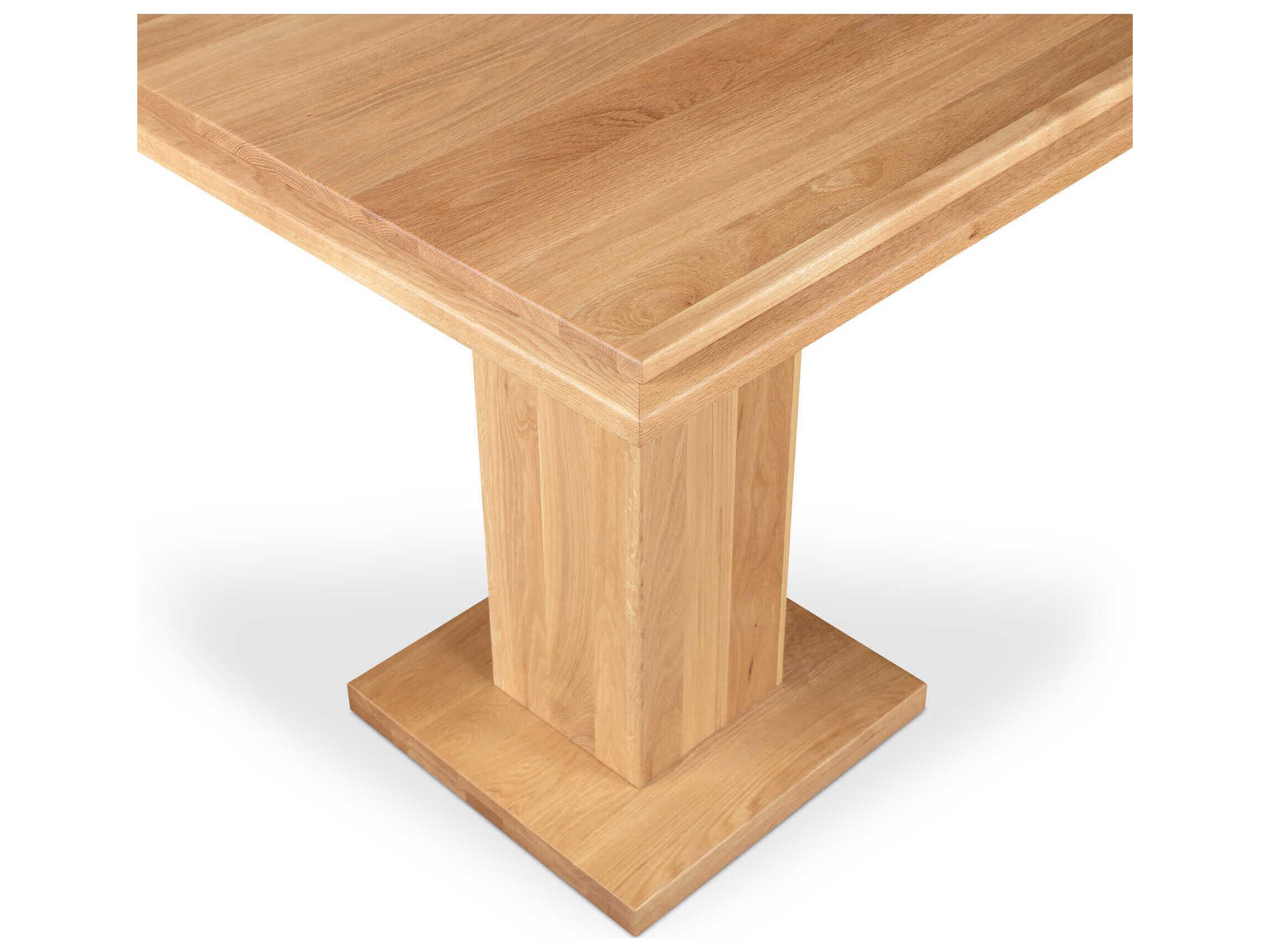 Moe's Home May Square Wood Natural Dining Table