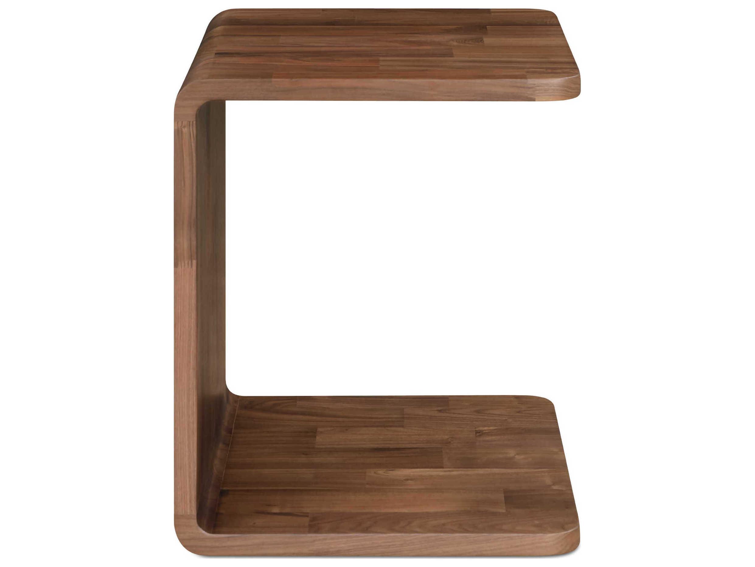 Moe's Home Carrie Rectangular Wood Walnut End Table