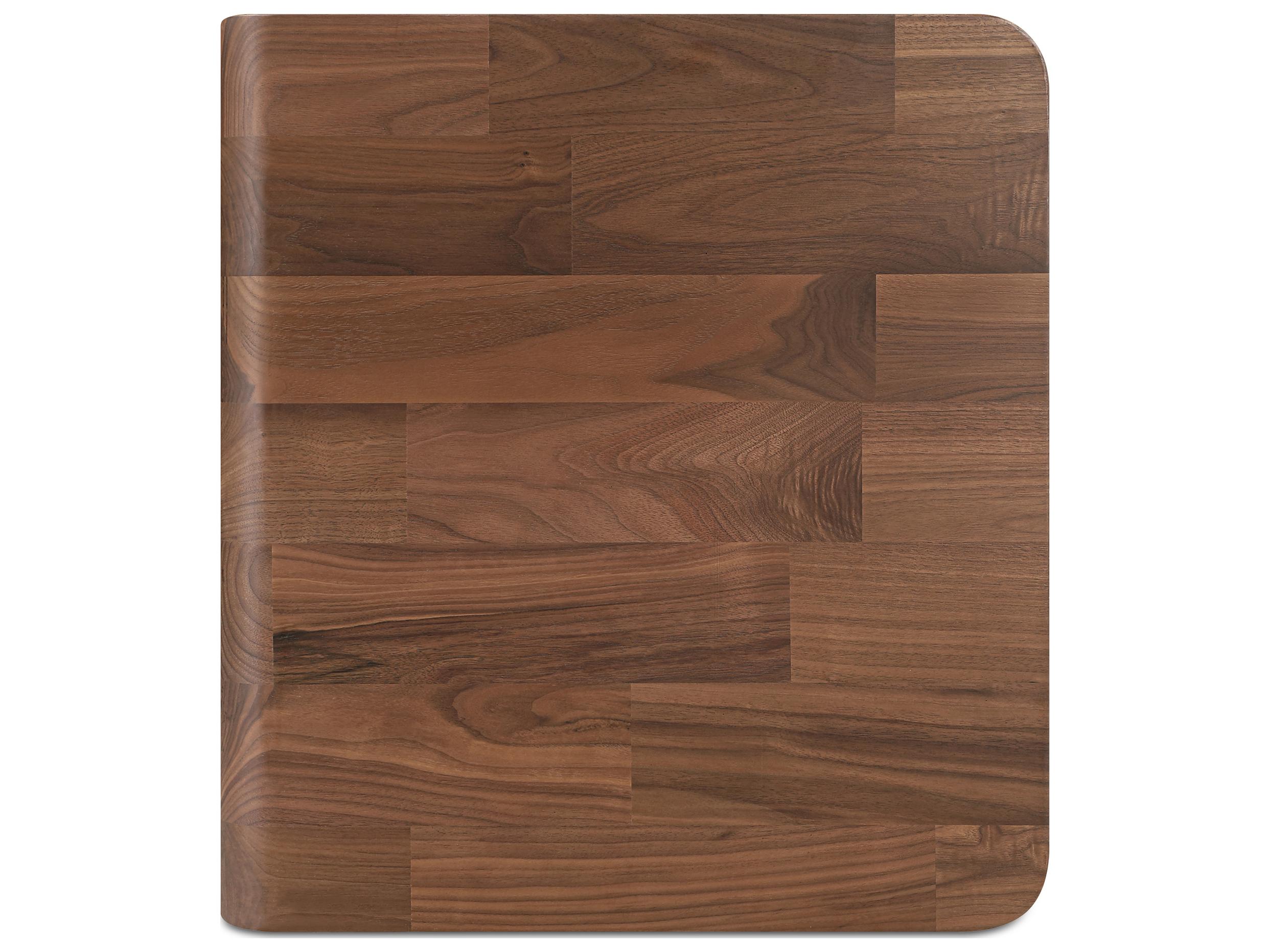 Moe's Home Carrie Rectangular Wood Walnut End Table