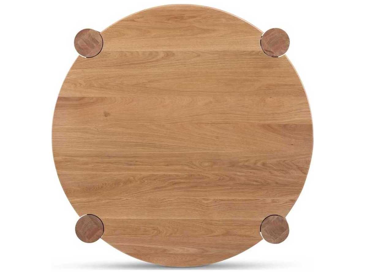 Moe's Home Jack Round Wood Natural Coffee Table