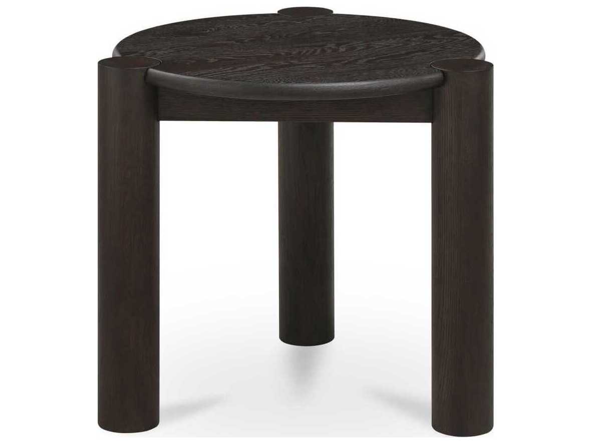 Moe's Home Jack Round Wood Brown End Table