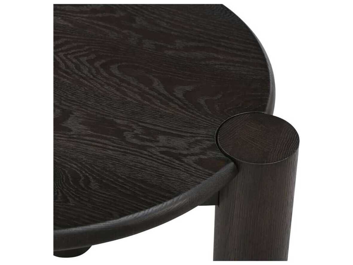 Moe's Home Jack Round Wood Brown End Table