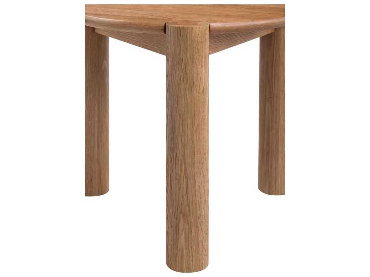 Moe's Home Jack Round Wood Natural End Table