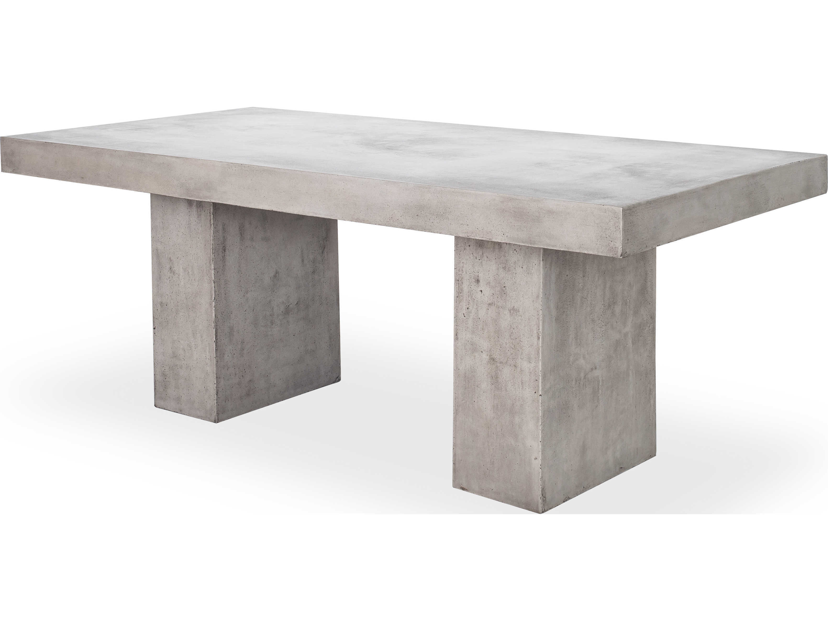 Moe's Home Antonius Rectangular Concrete Dark Grey Dining Table