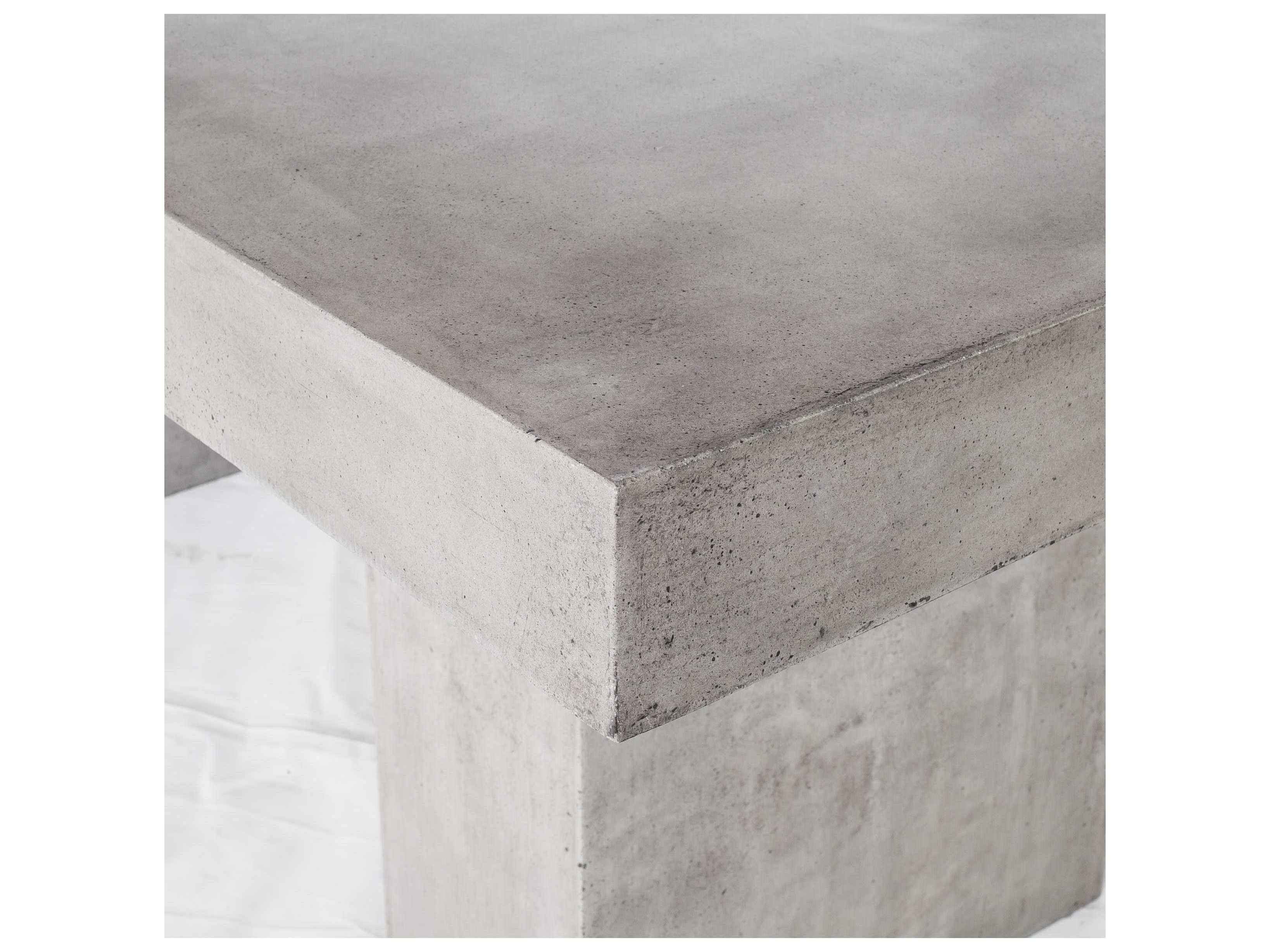 Moe's Home Antonius Rectangular Concrete Dark Grey Dining Table