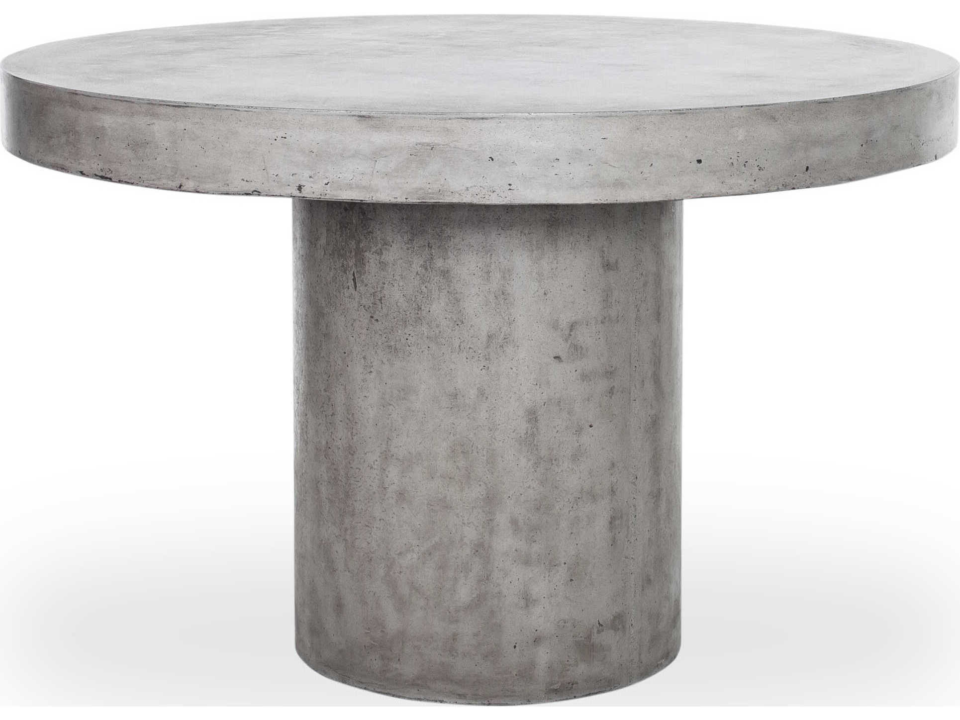 Moe's Home Cassius Round Dark Grey Dining Table