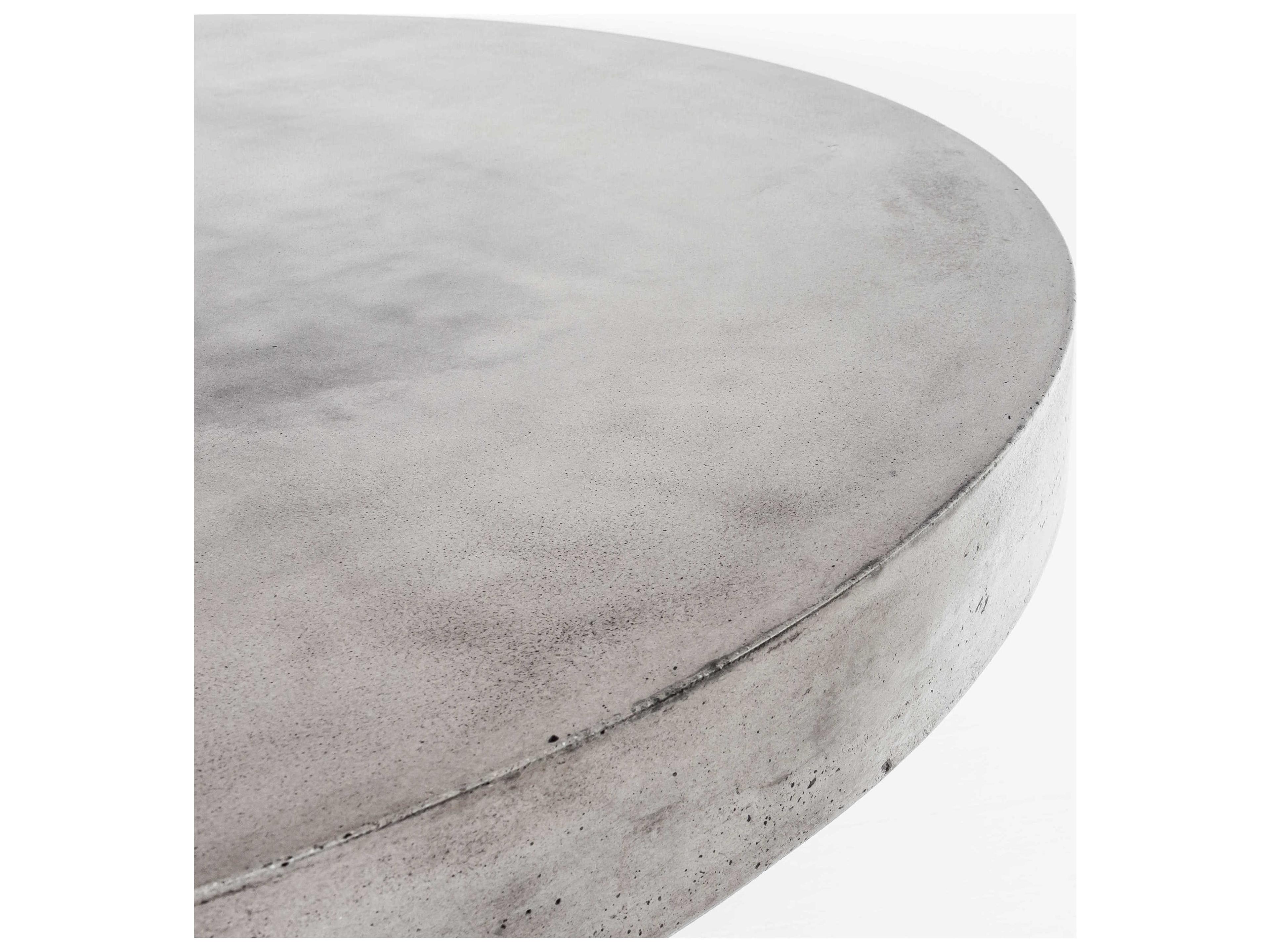 Moe's Home Cassius Round Dark Grey Dining Table