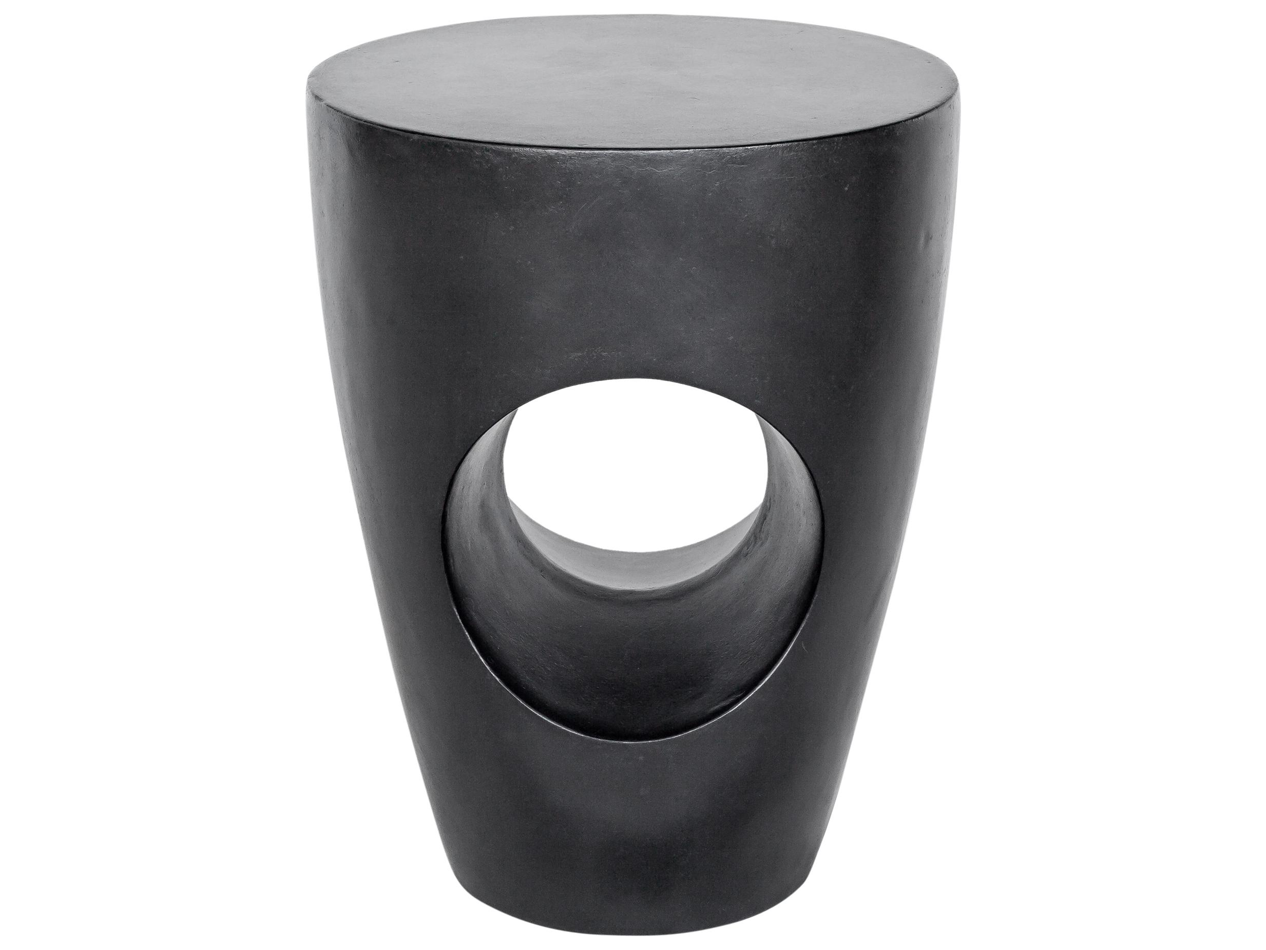 Moe's Home Aylard Black Accent Stool