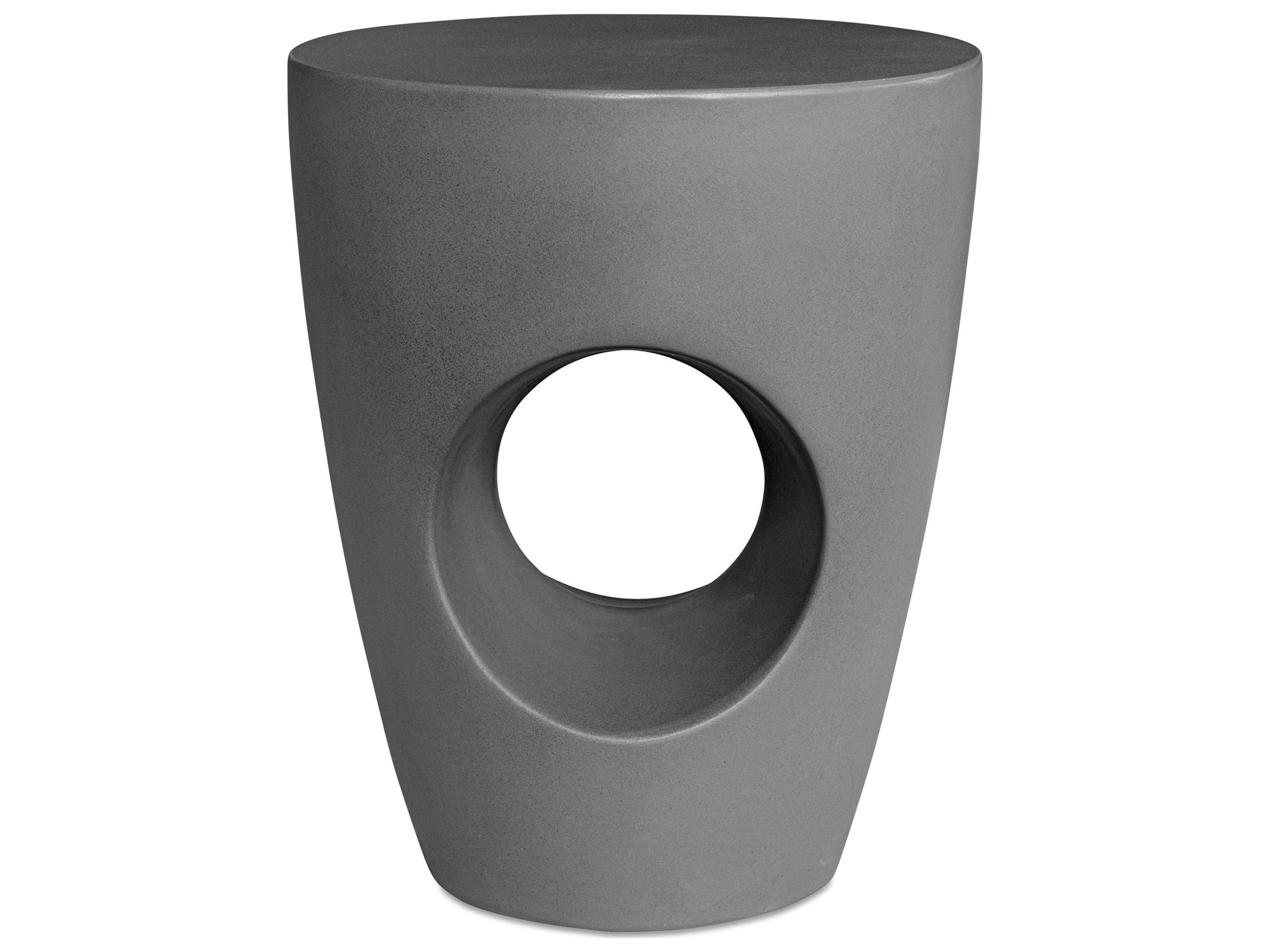 Moe's Home Aylard Dark Grey Gray Accent Stool