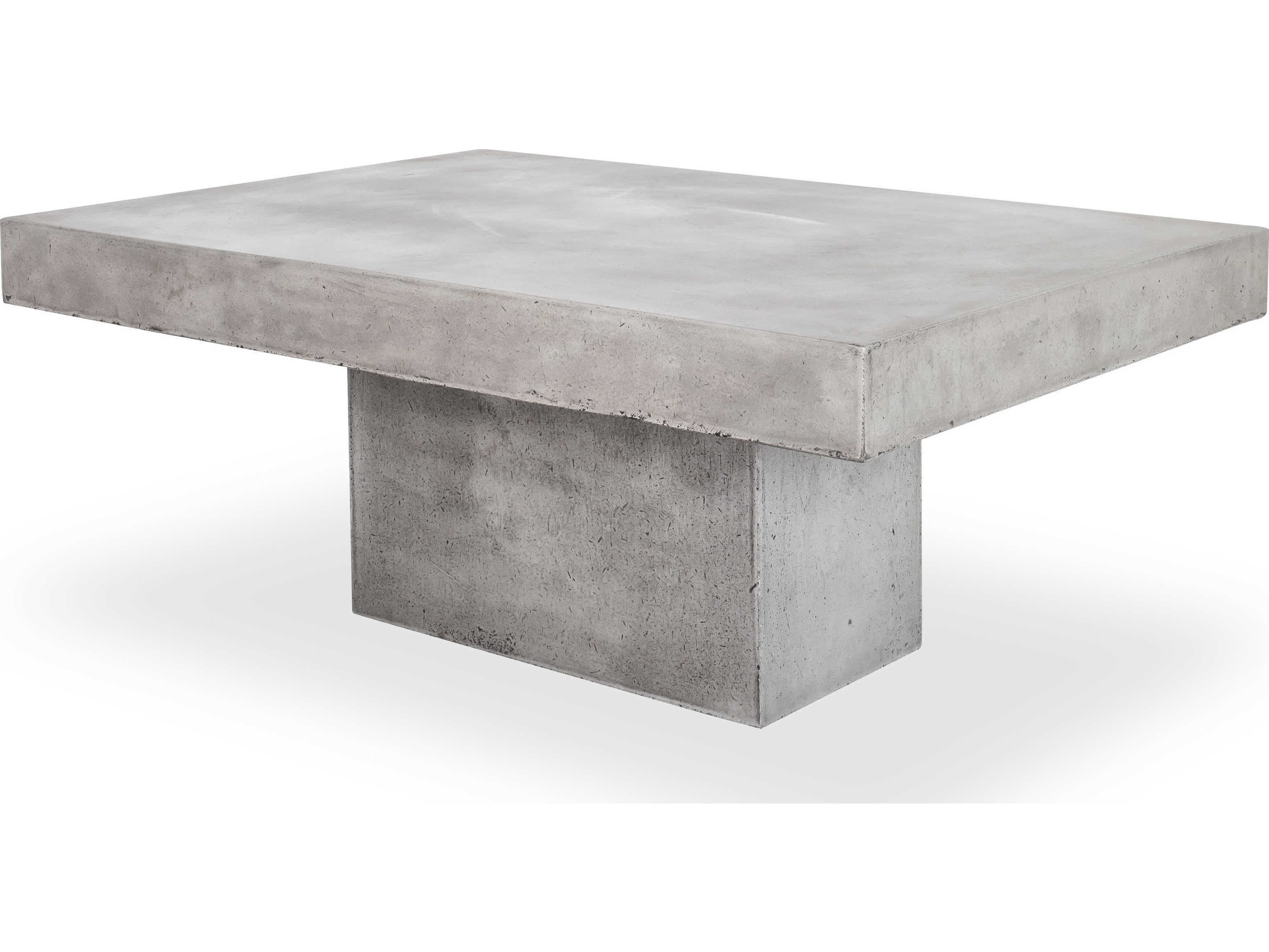 Moe's Home Maxima Rectangular Stone Dark Grey Coffee Table