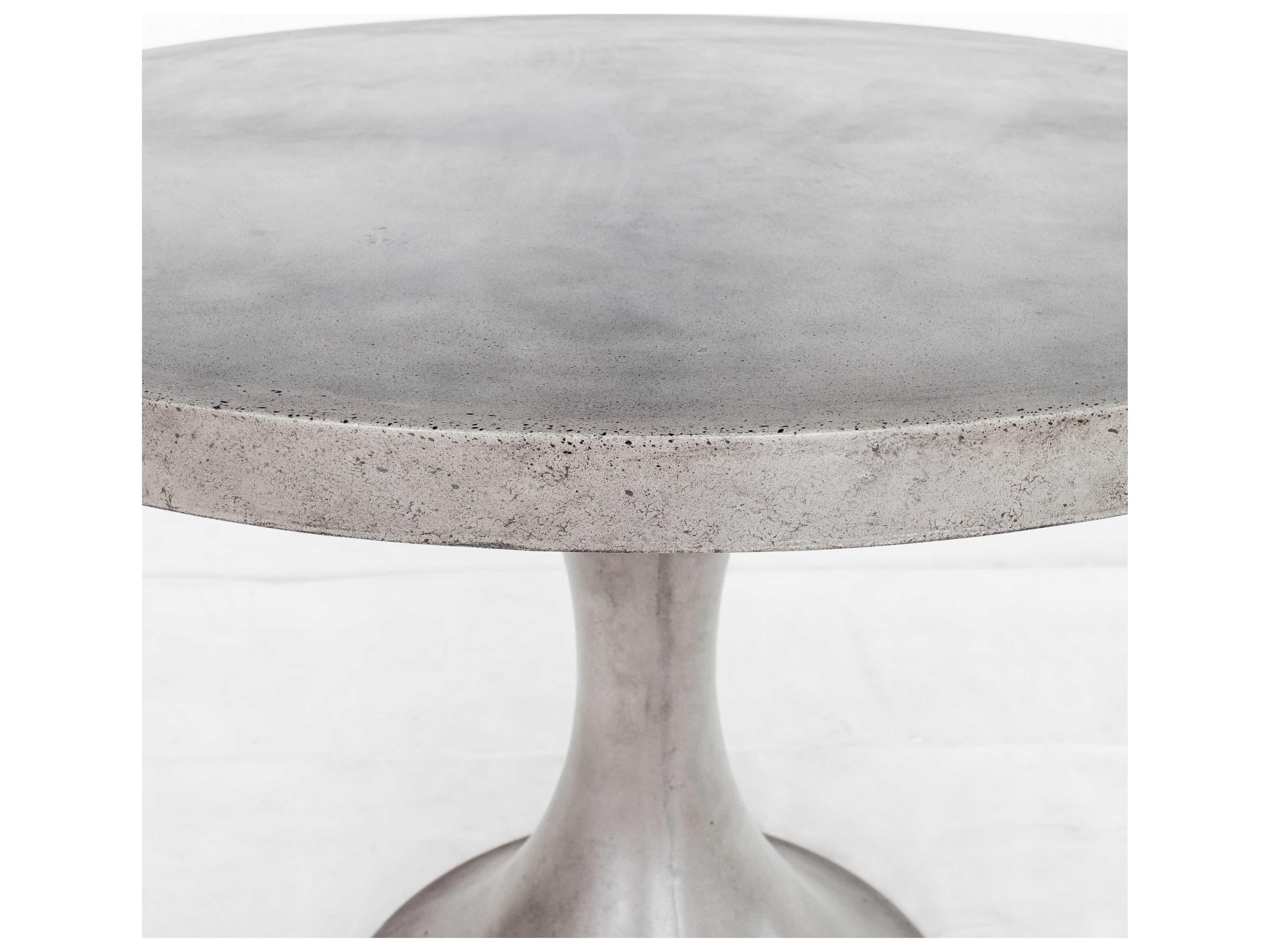 Moe's Home Isadora Round Dark Grey Dining Table