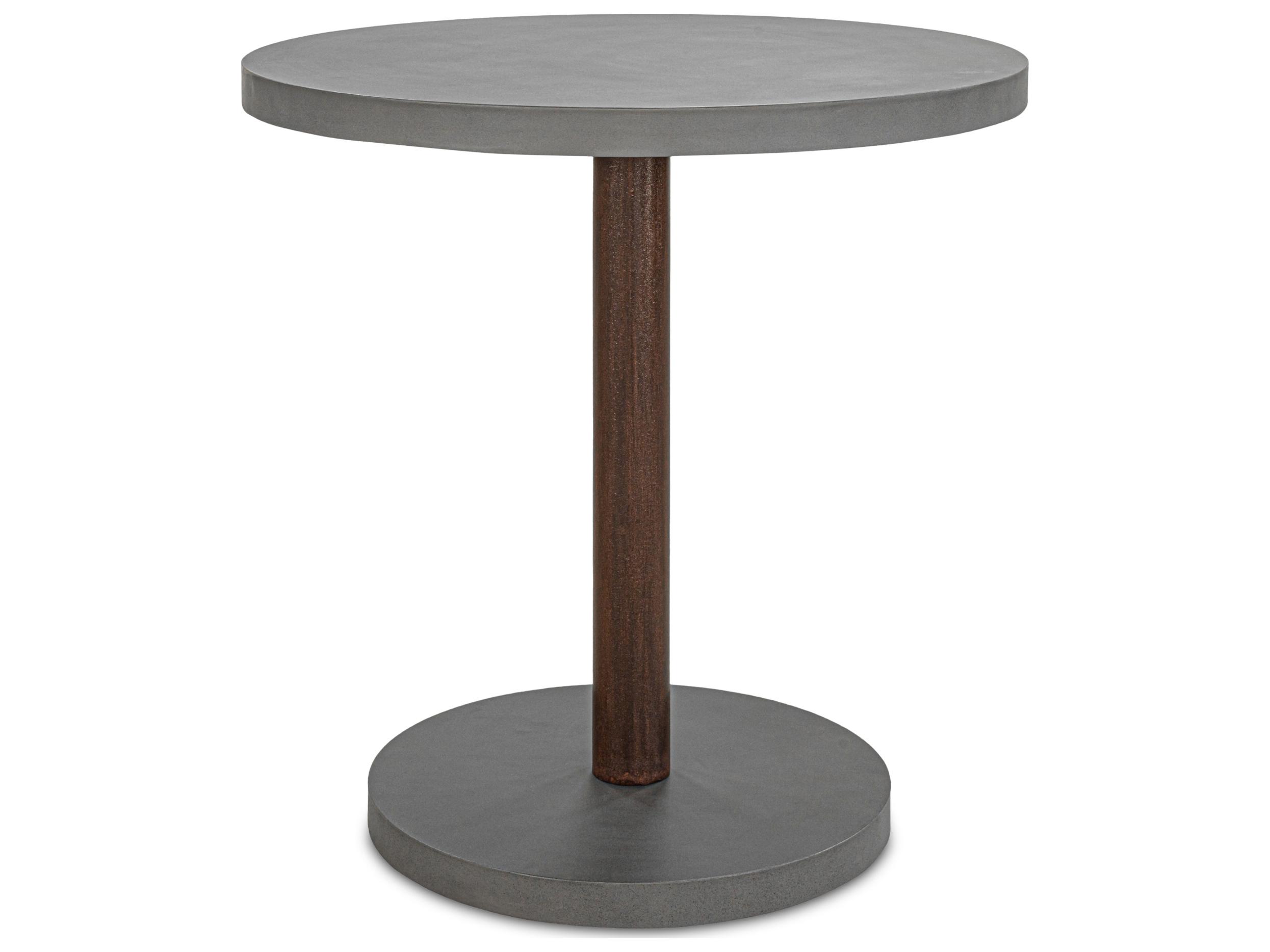 Moe's Home Hagan Round Dark Grey Dining Table