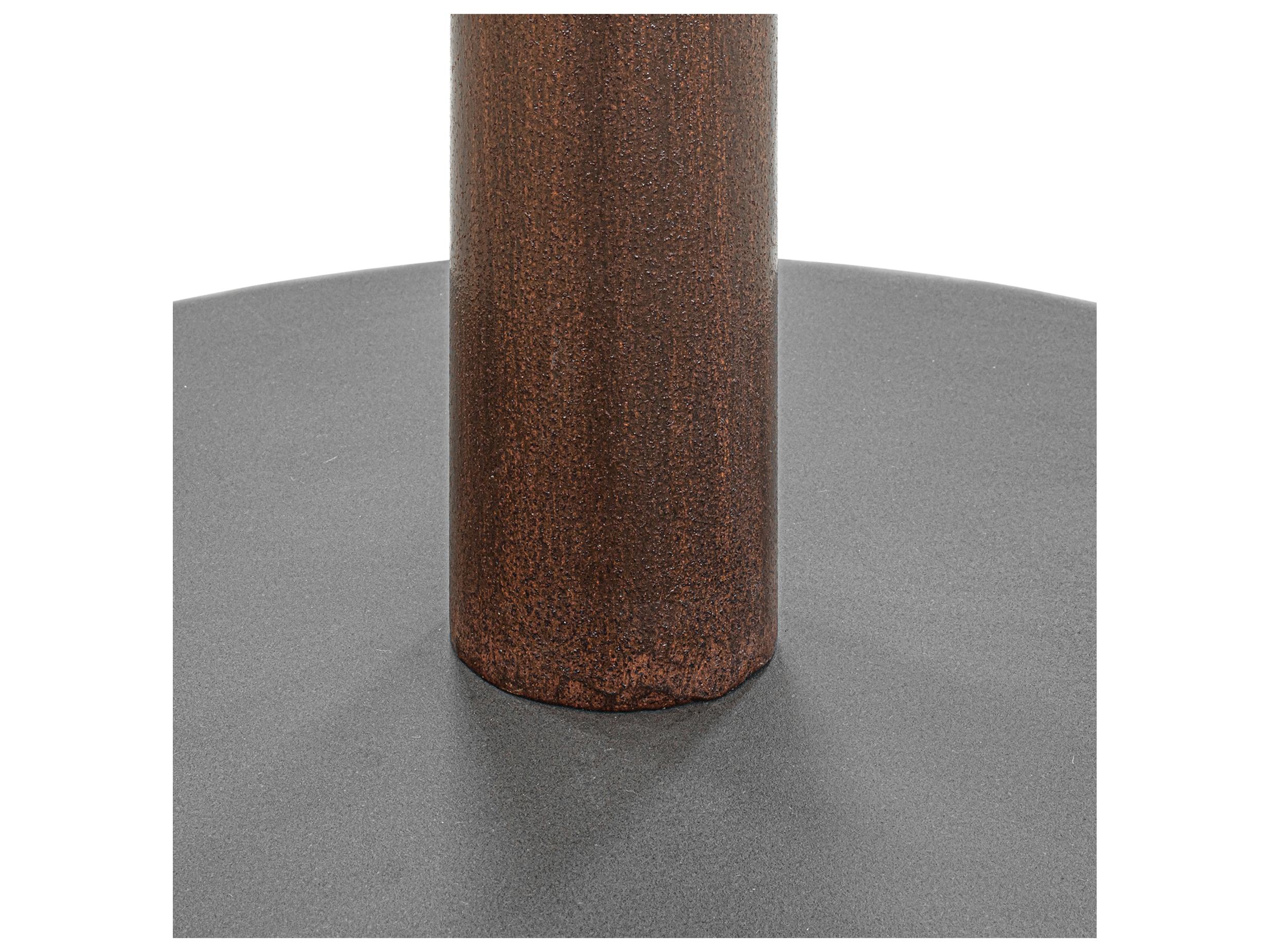 Moe's Home Hagan Round Dark Grey Dining Table