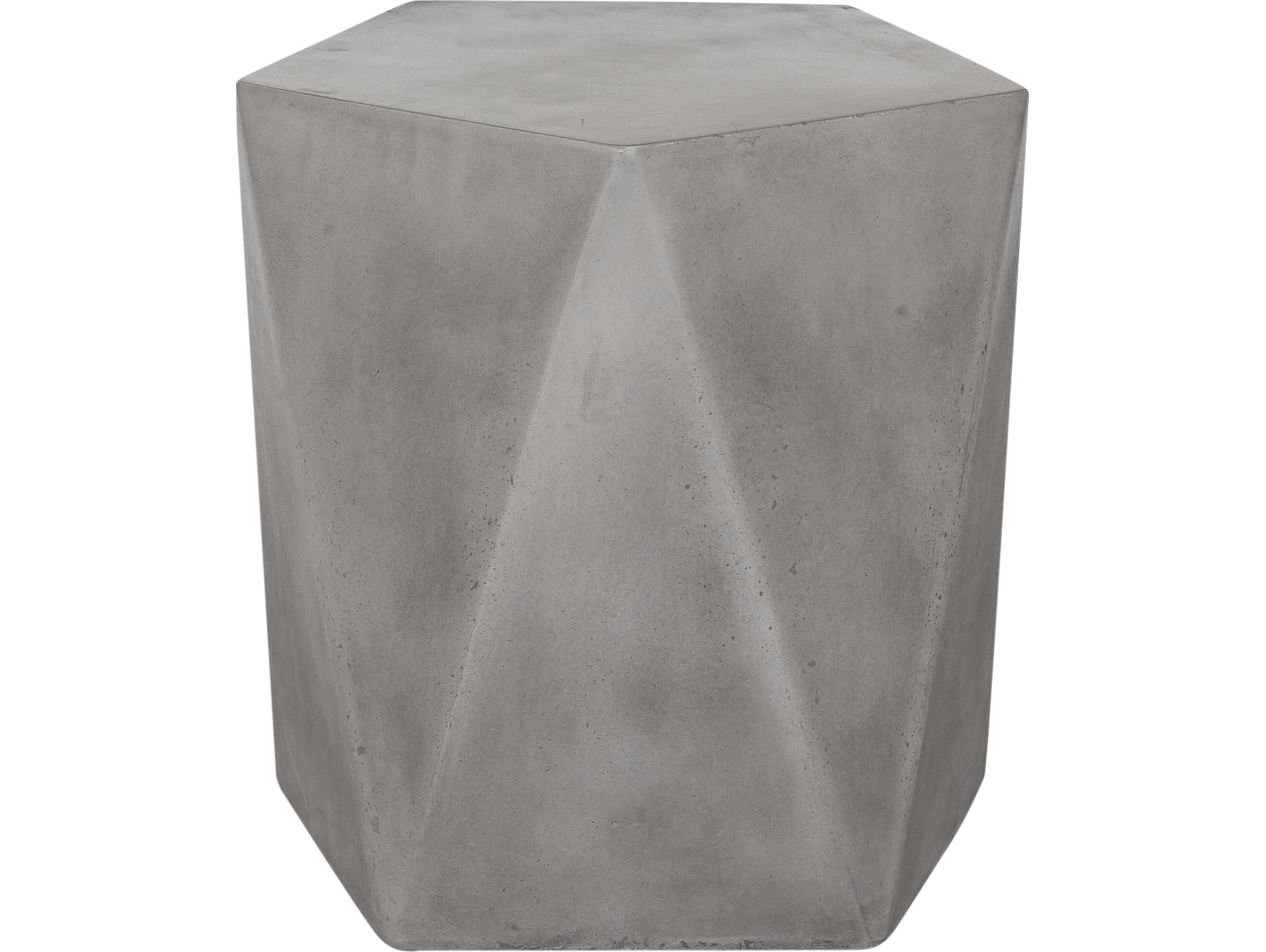 Moe's Home Gem Dark Grey Accent Stool