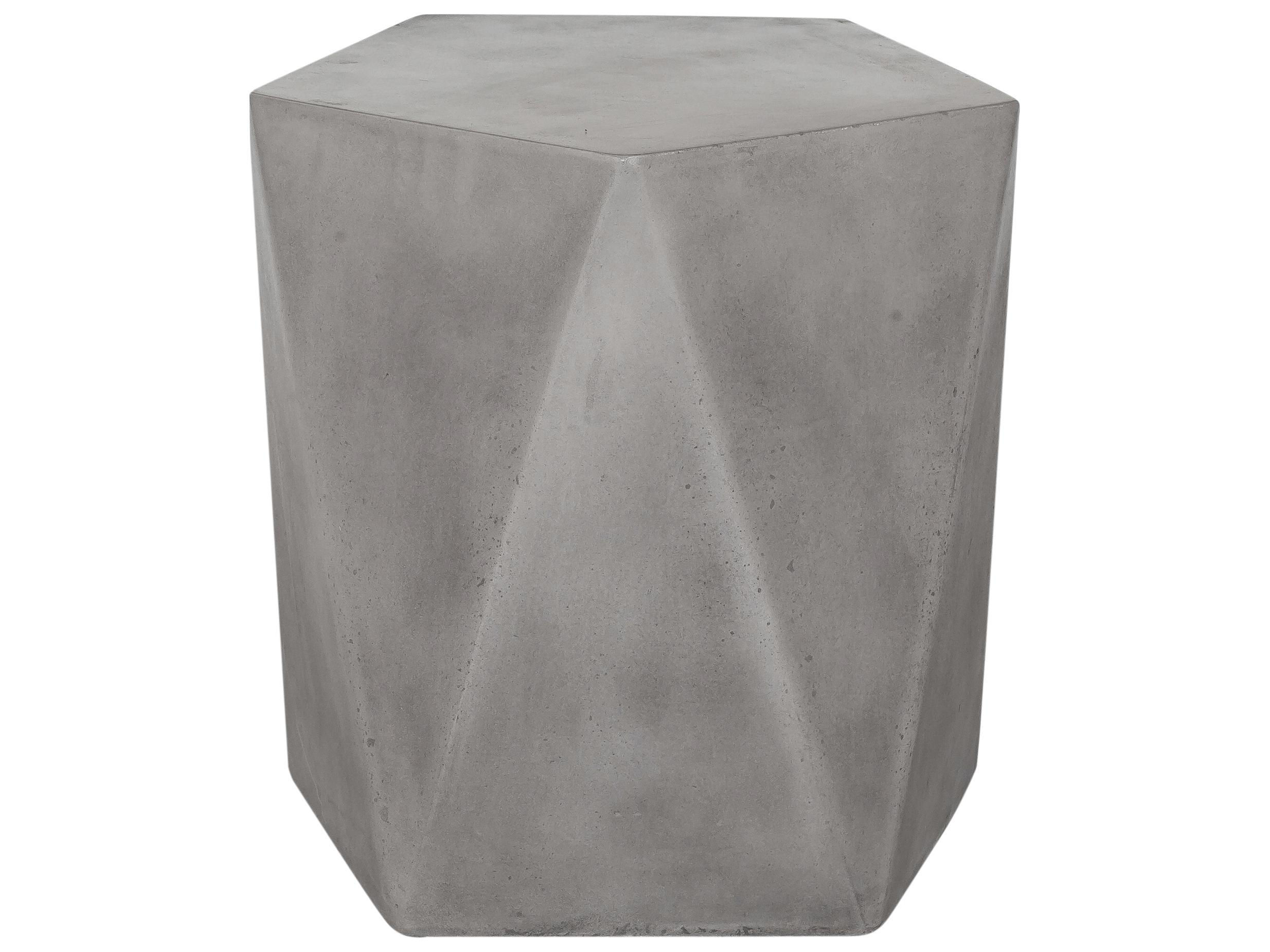 Moe's Home Gem Dark Grey Accent Stool