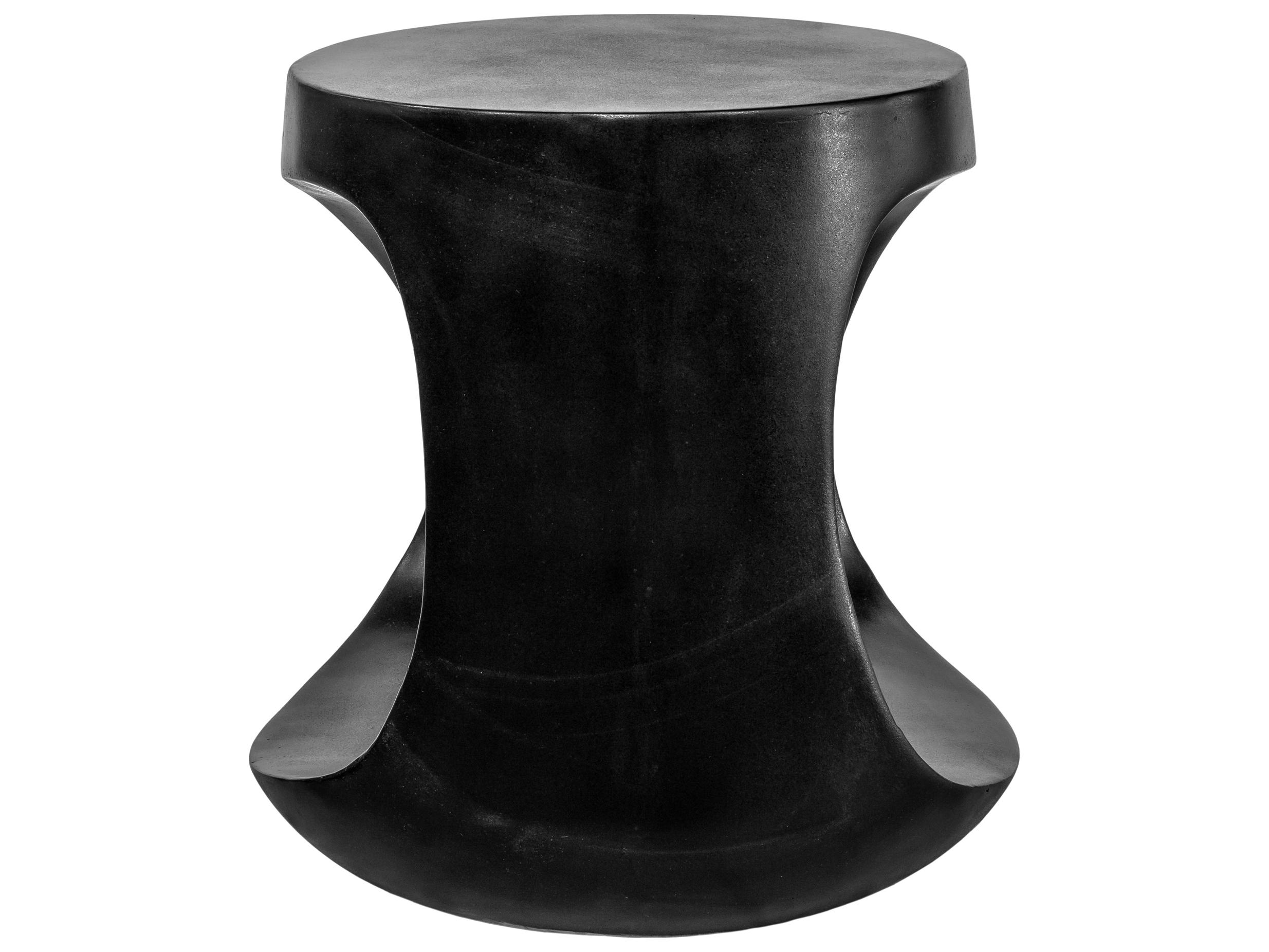 Moe's Home Rothko Black Accent Stool