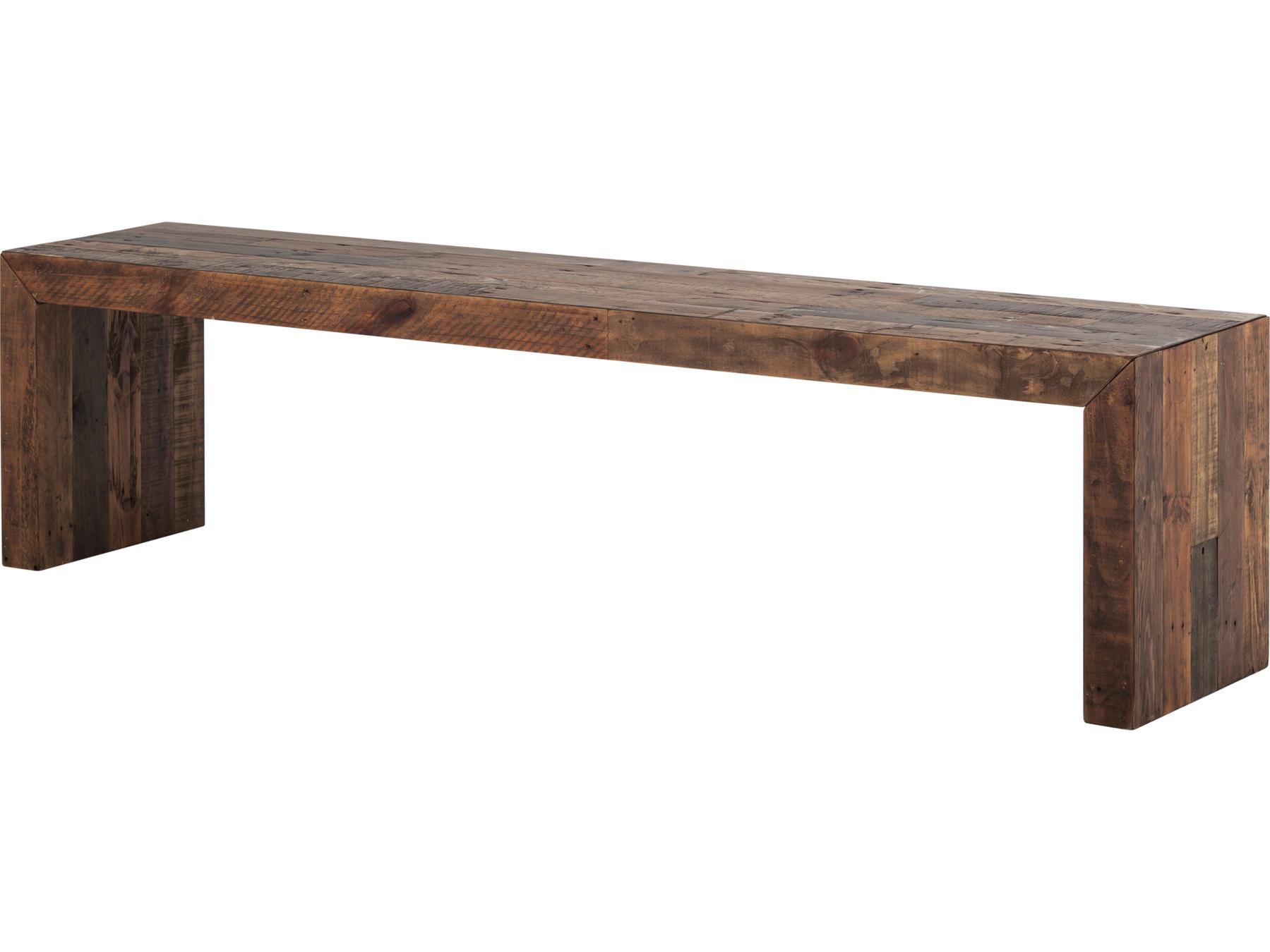 Moe's Home Vintage Antique Brown Accent Bench