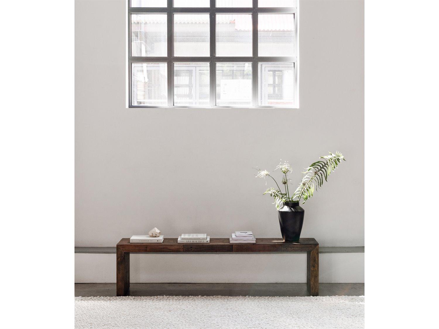 Moe's Home Vintage Antique Brown Accent Bench