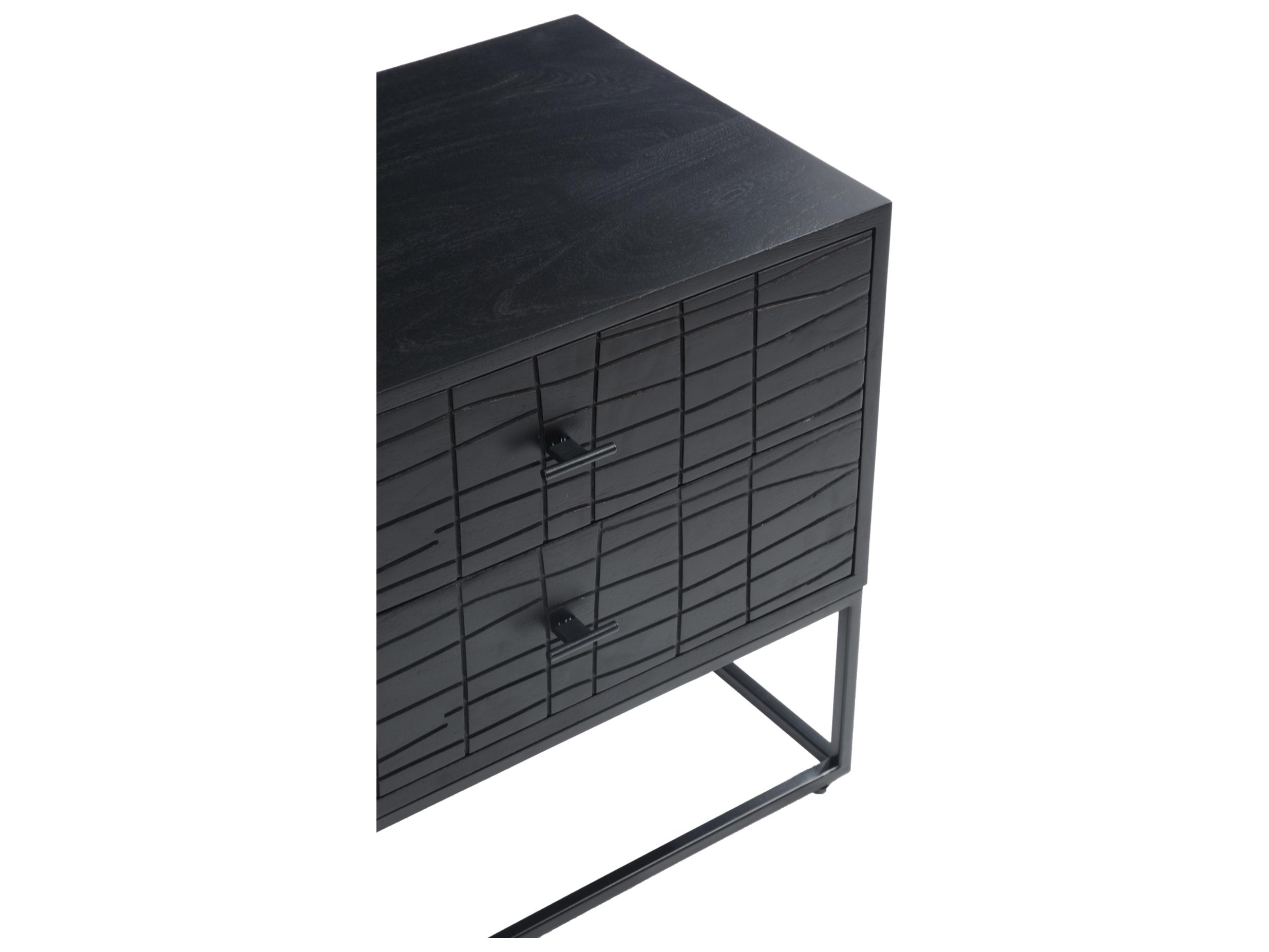 Moe's Home 2-Drawers Acacia Wood Nightstand