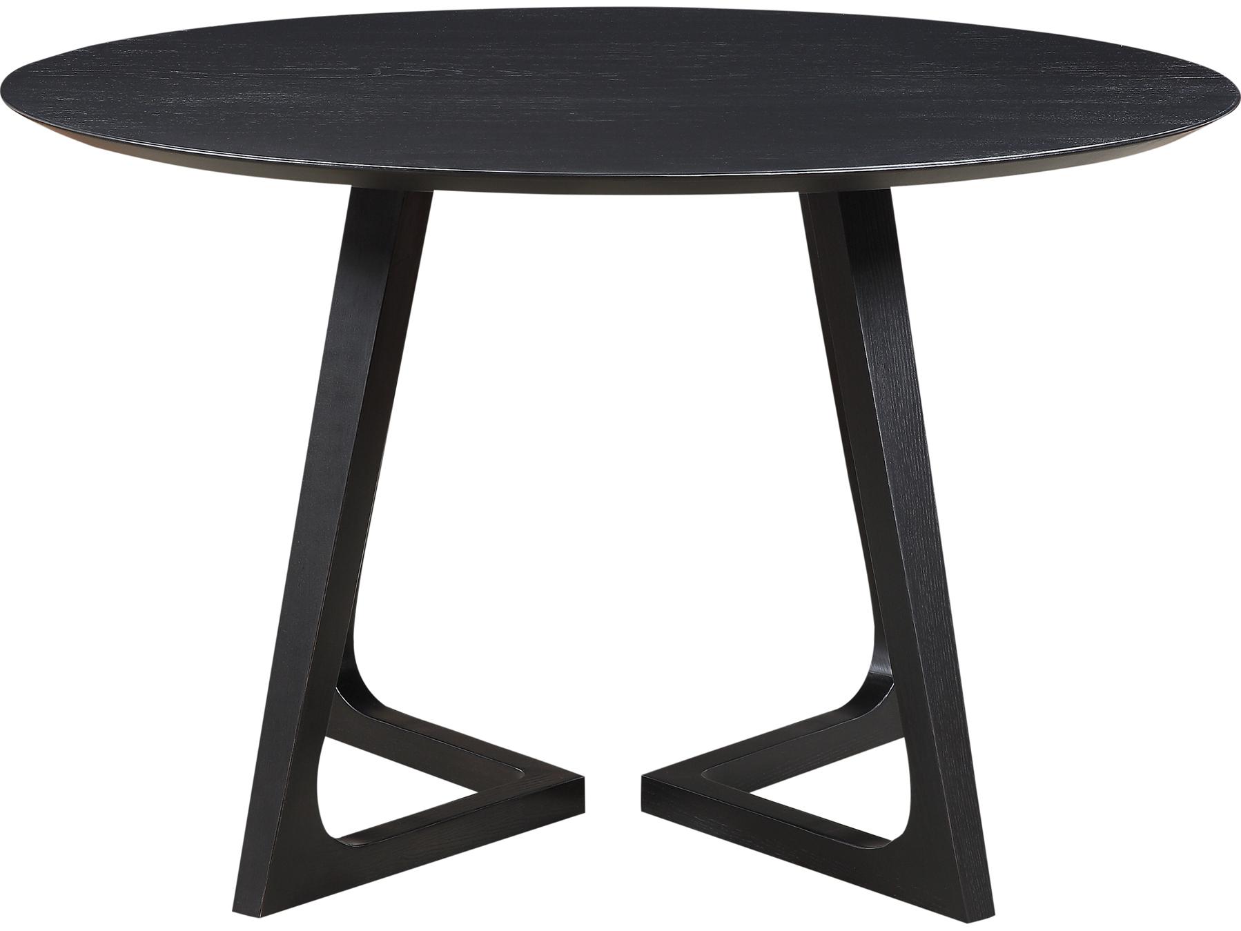 Moe's Home Godenza Round Dining Table Black