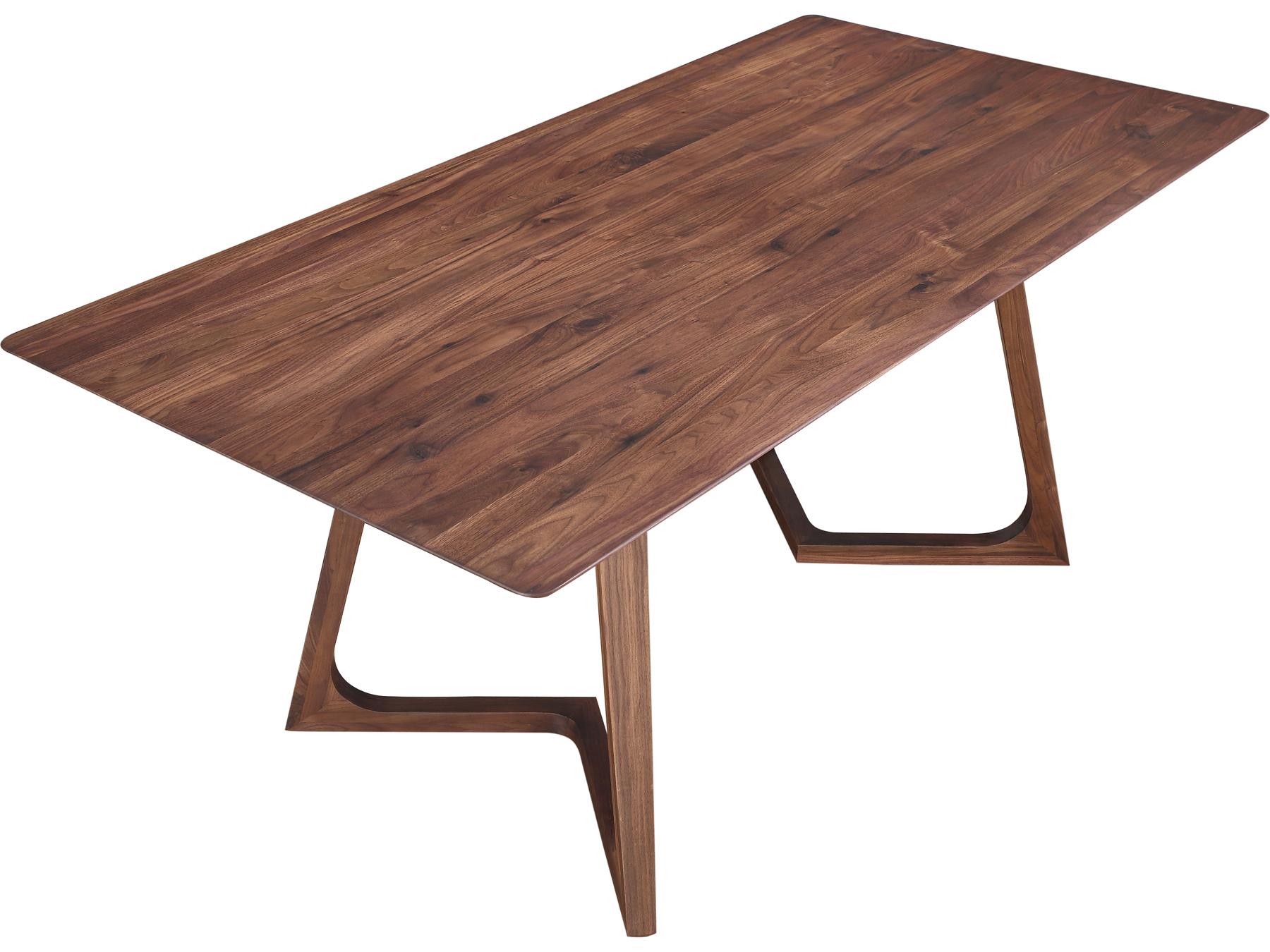 Moe's Home Godenza Rectangular Dining Table Brown