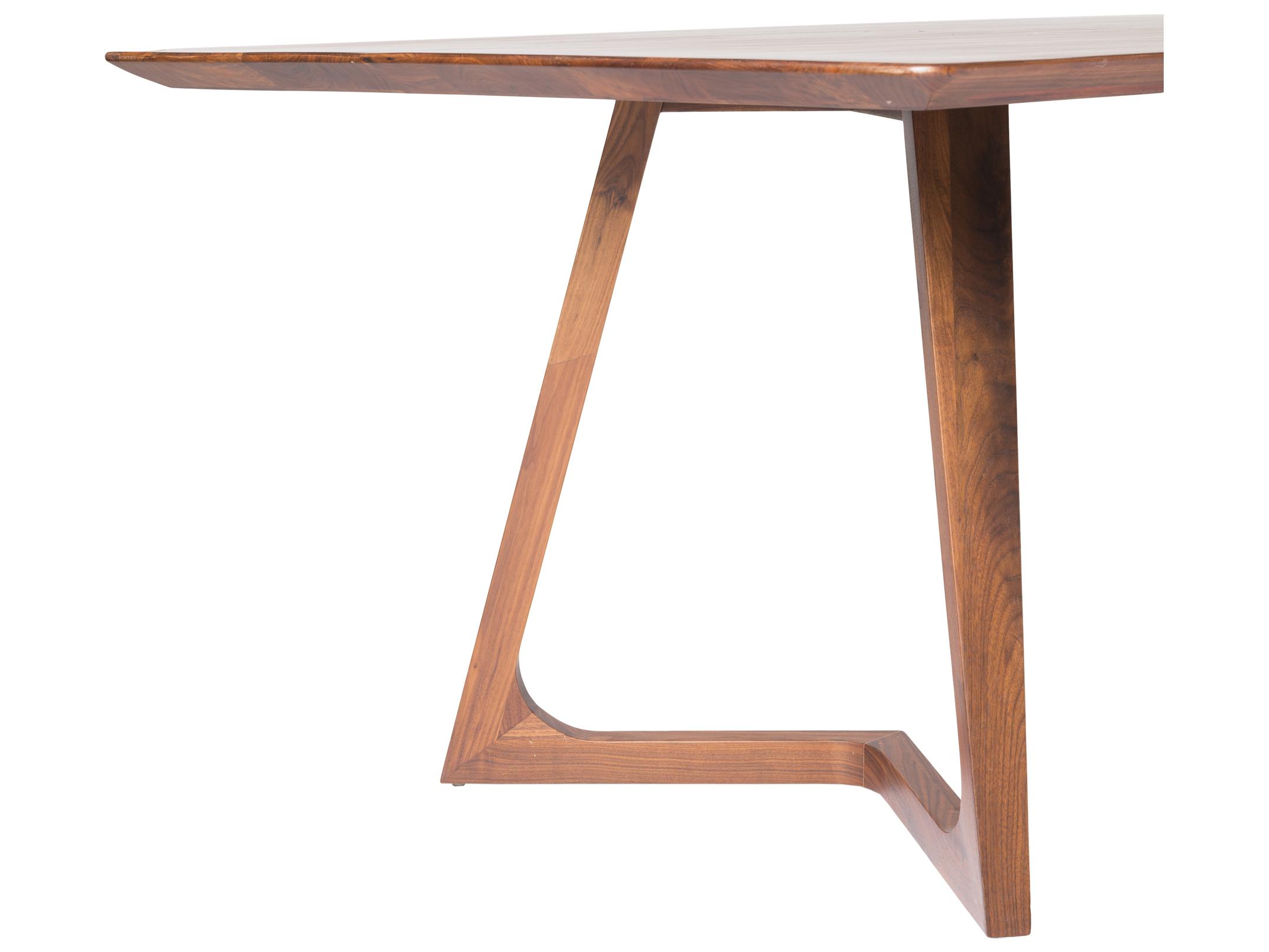 Moe's Home Godenza Rectangular Dining Table Brown