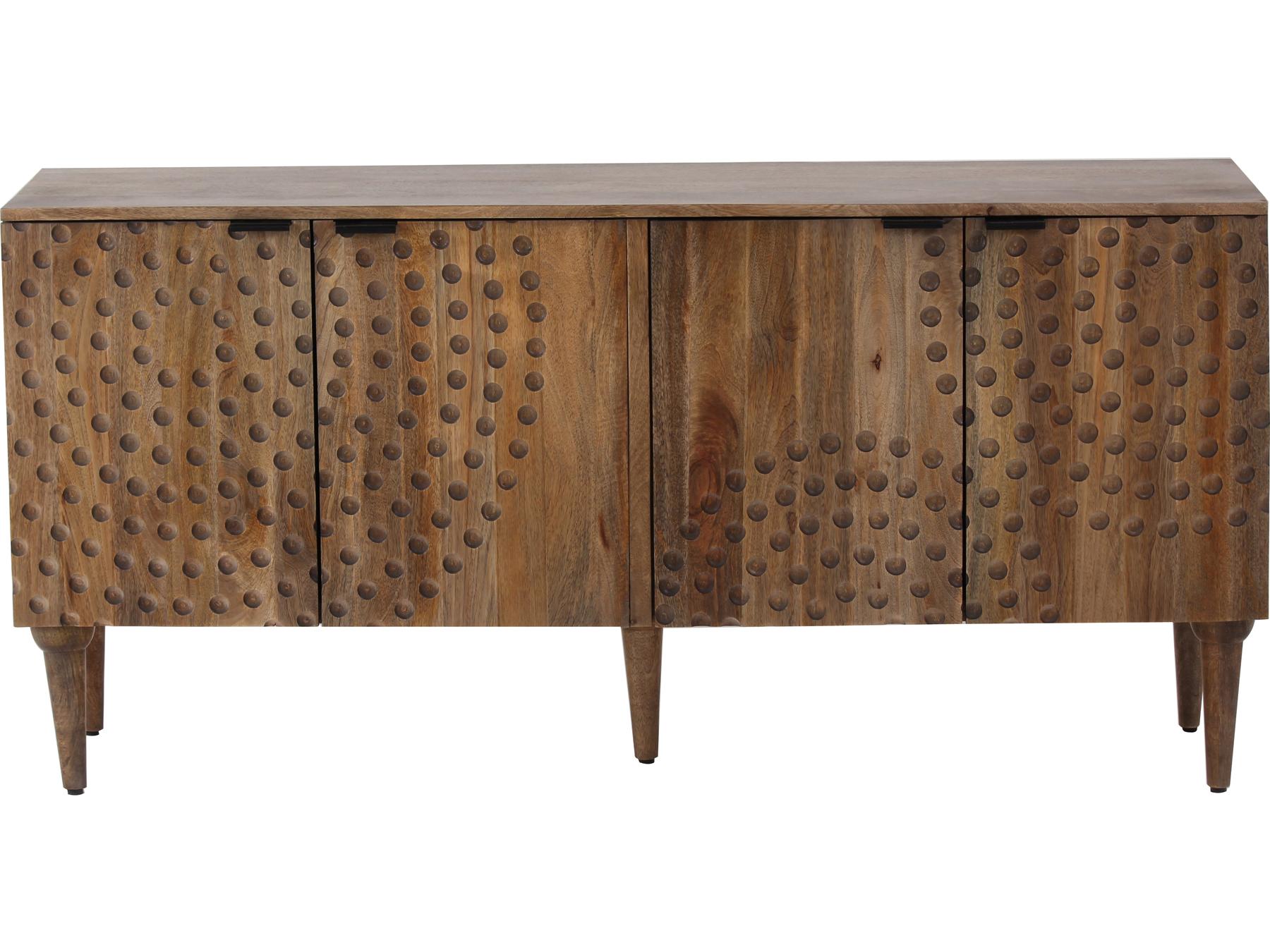 Moe's Home 62" Mango Wood Grey Sideboard