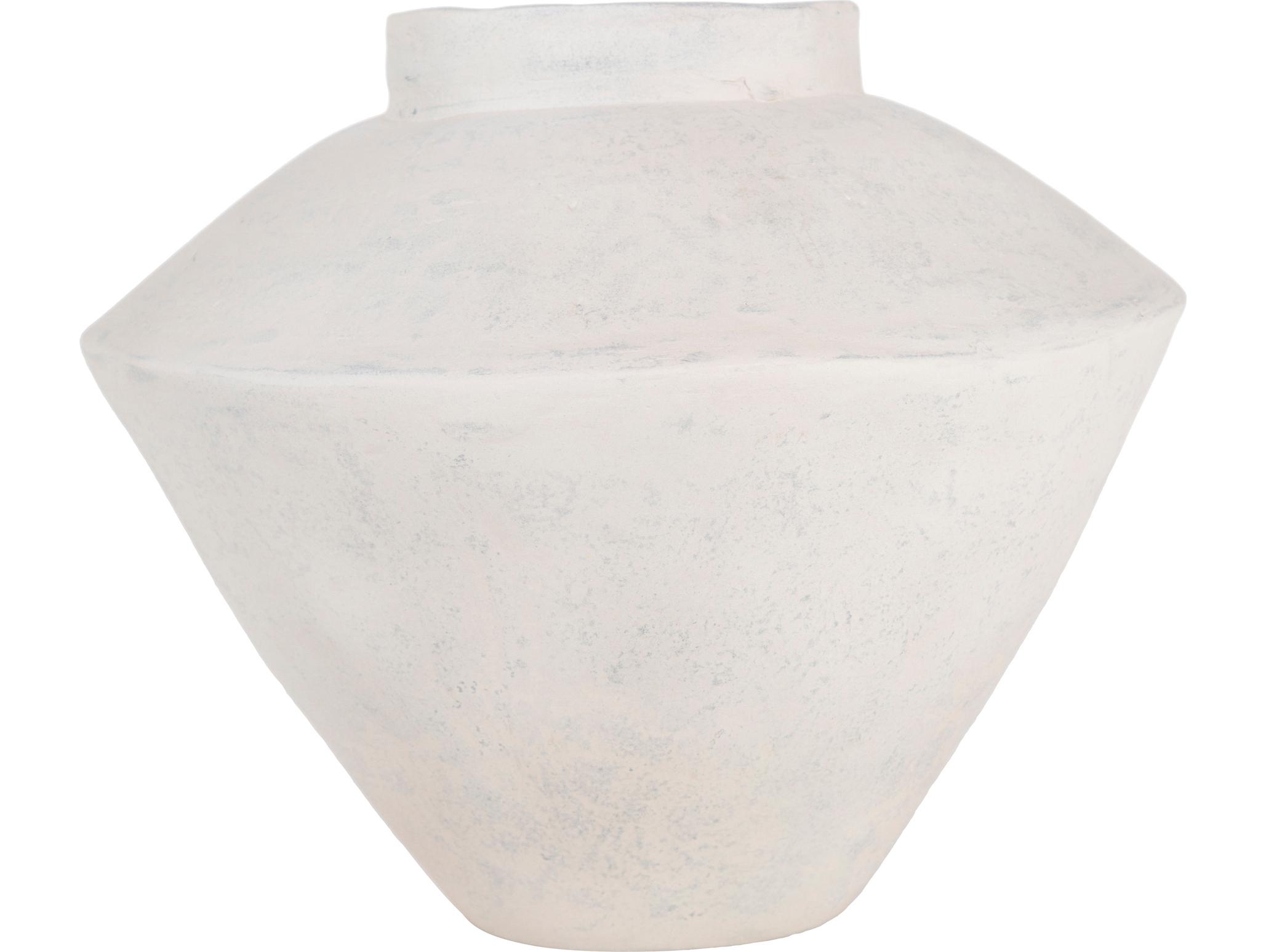 Moe's Home White Raja Decorative Vessel