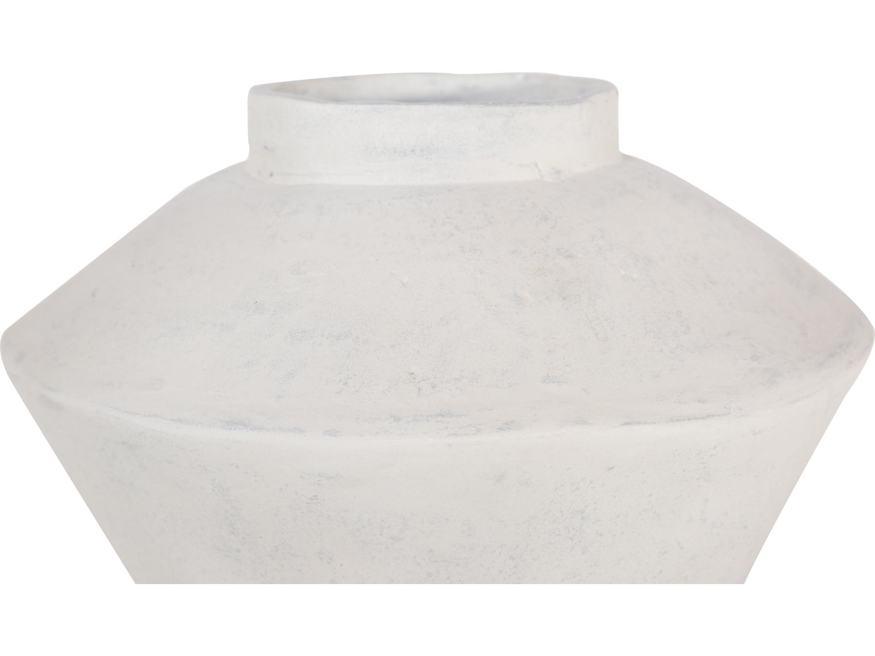 Moe's Home White Raja Decorative Vessel