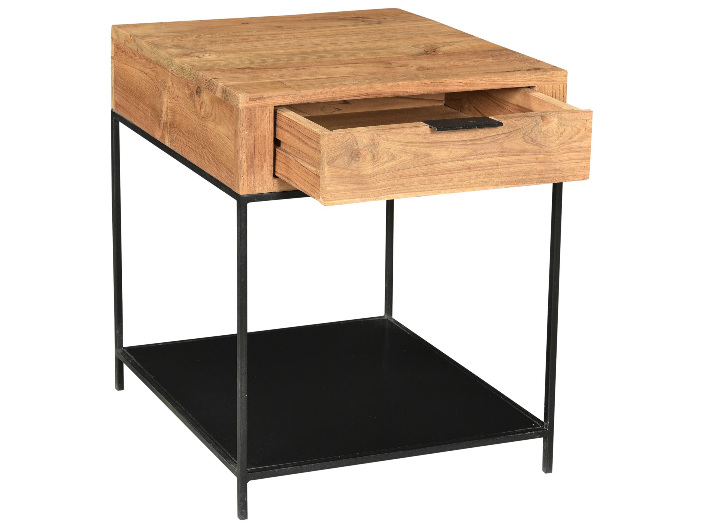 Moe's Home Joliet Square Wood Natural End Table