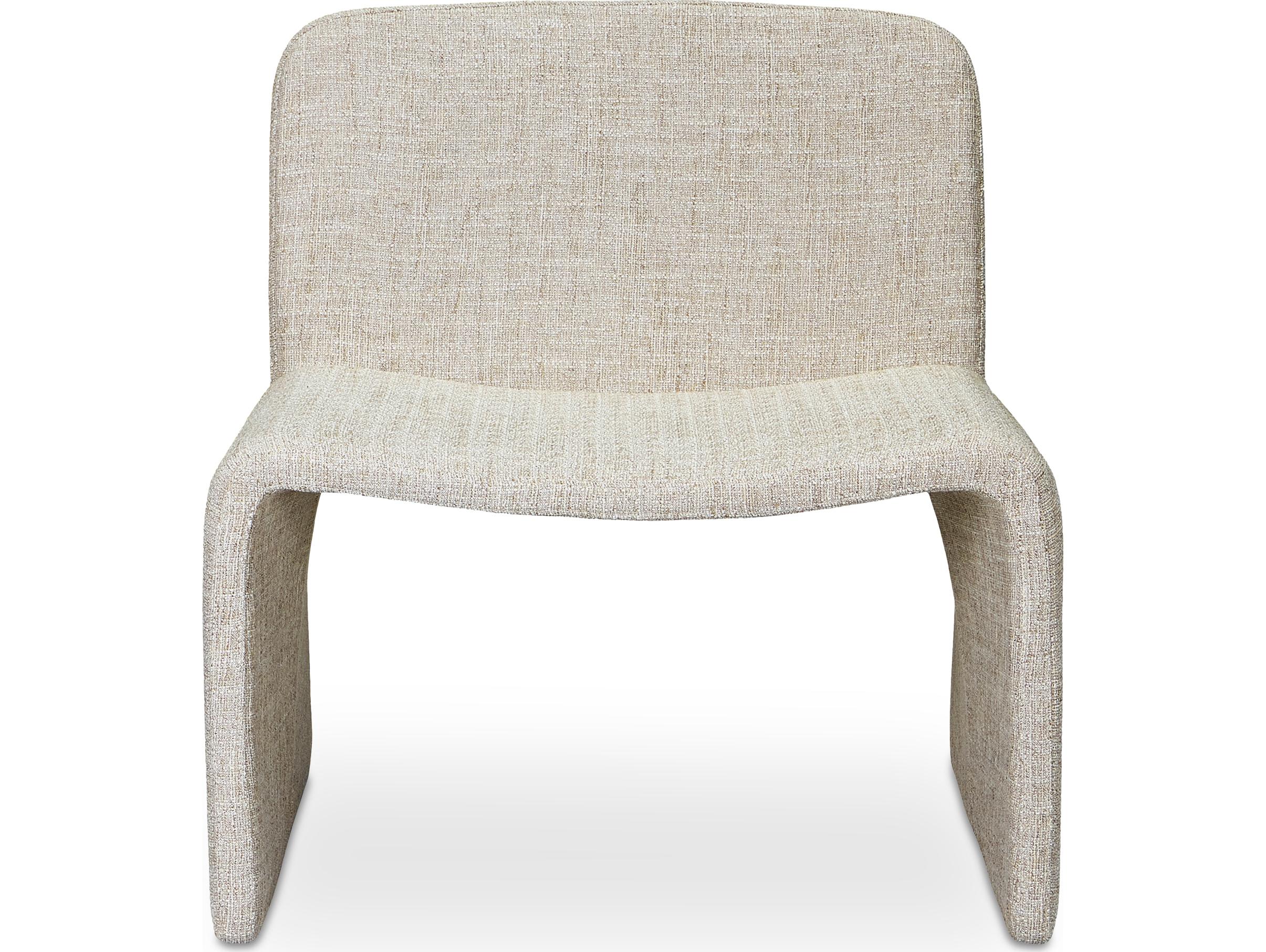 Moe's Home Ella Beige Fabric Accent Chair