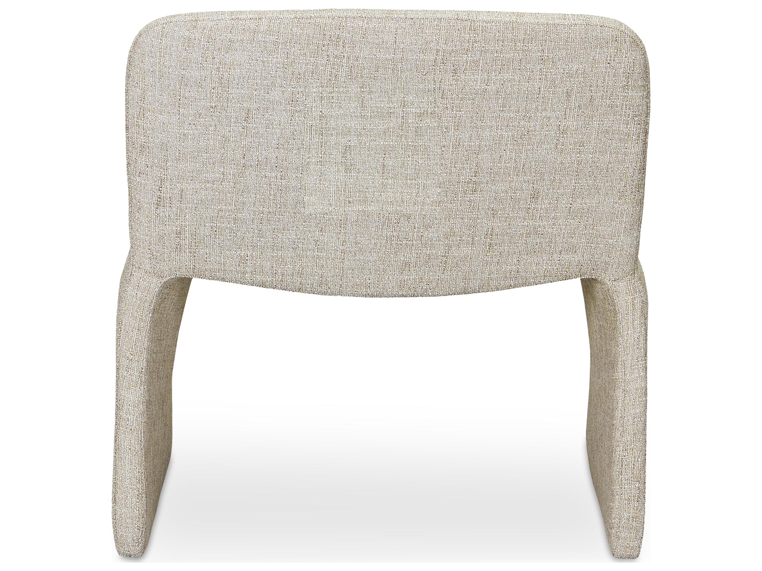 Moe's Home Ella Beige Fabric Accent Chair